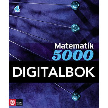 Matematik 5000 Kurs 4 Blå Lärobok Digitalbok-Digitala böcker-Natur & Kultur Digital-peaceofhome.se