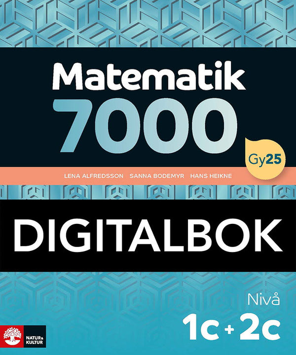 Matematik 7000 nivå 1c+2c Digitalbok-Digitala böcker-Natur & Kultur Digital-peaceofhome.se