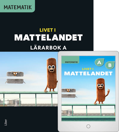 Matematik Livet i Mattelandet Lärarbok A med Lärarwebb-Digitala böcker-Liber-peaceofhome.se