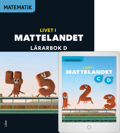 Matematik Livet i Mattelandet Lärarbok D med Lärarwebb-Digitala böcker-Liber-peaceofhome.se