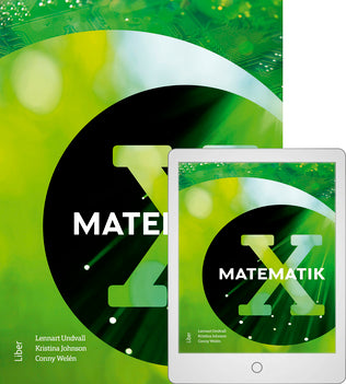 Matematik X Grundbok med Digital (elevlicens)-Digitala böcker-Liber-peaceofhome.se