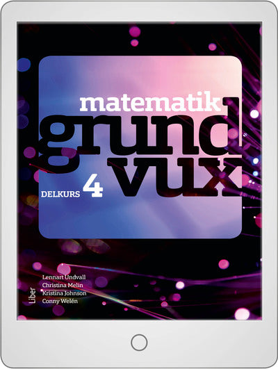 Matematik grundvux delkurs 4 Onlinebok-Digitala böcker-Liber-peaceofhome.se