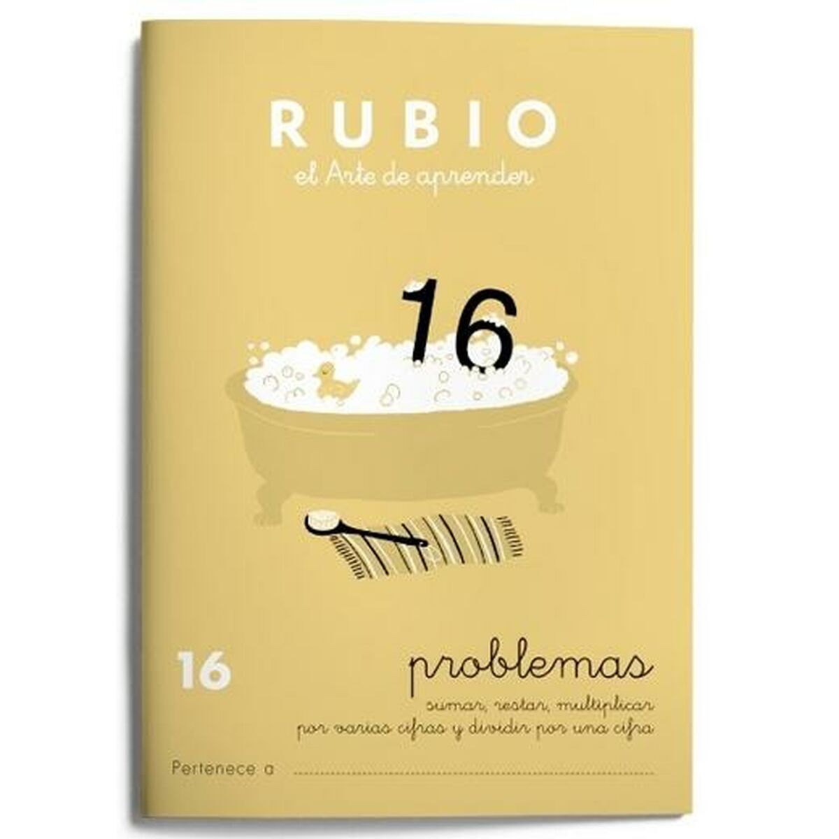 Matematik övningsbok Rubio Nº 16 A5 spanska 20 Blad (10 antal)-Kontor och Kontorsmaterial, Pappersprodukter för kontoret-Rubio-peaceofhome.se