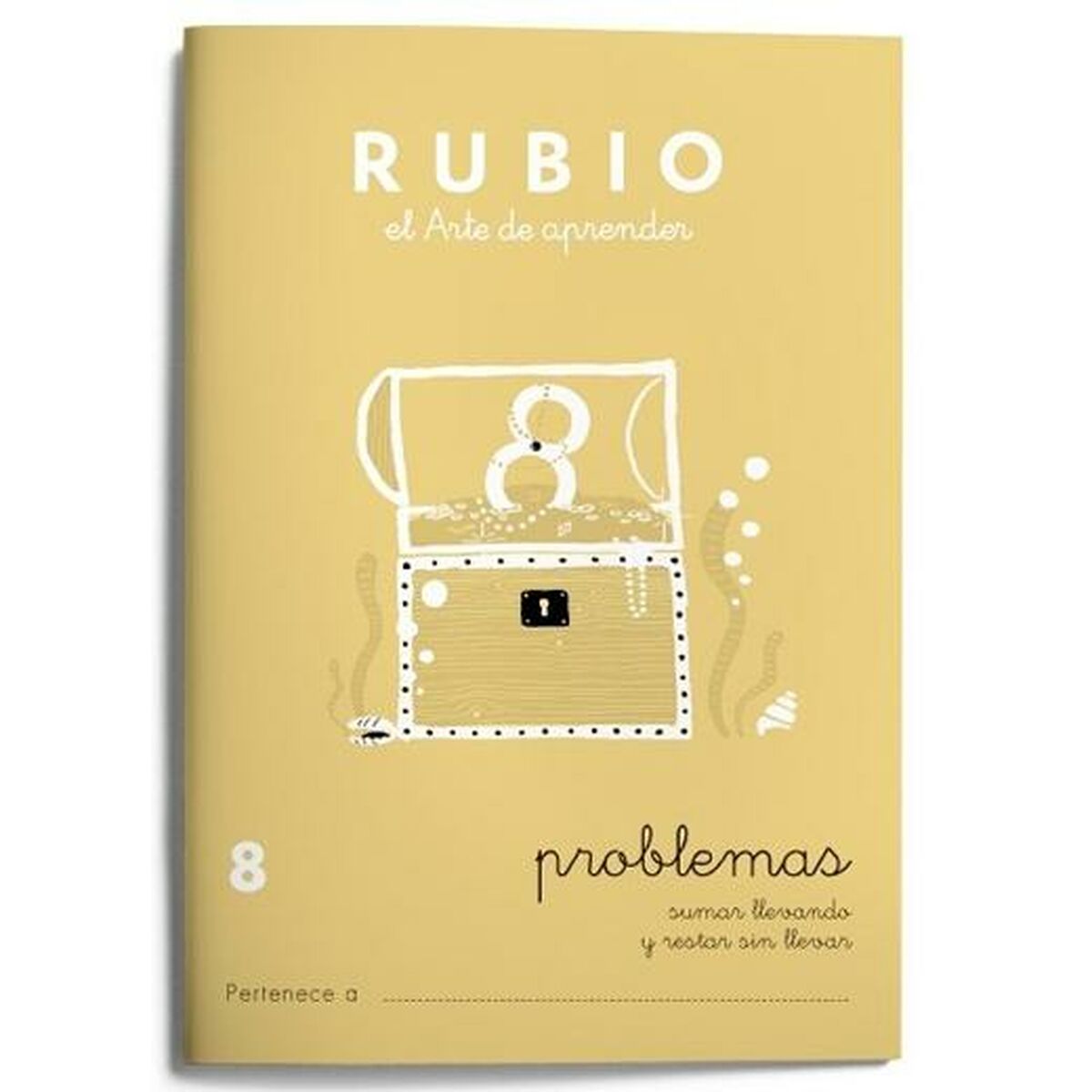 Matematik övningsbok Rubio Nº 8 A5 spanska 20 Blad (10 antal)-Kontor och Kontorsmaterial, Pappersprodukter för kontoret-Rubio-peaceofhome.se