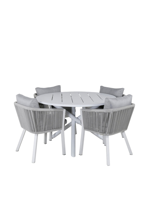 Matgrupp Alma med stolarna Virya-Table Set-Venture Home-peaceofhome.se