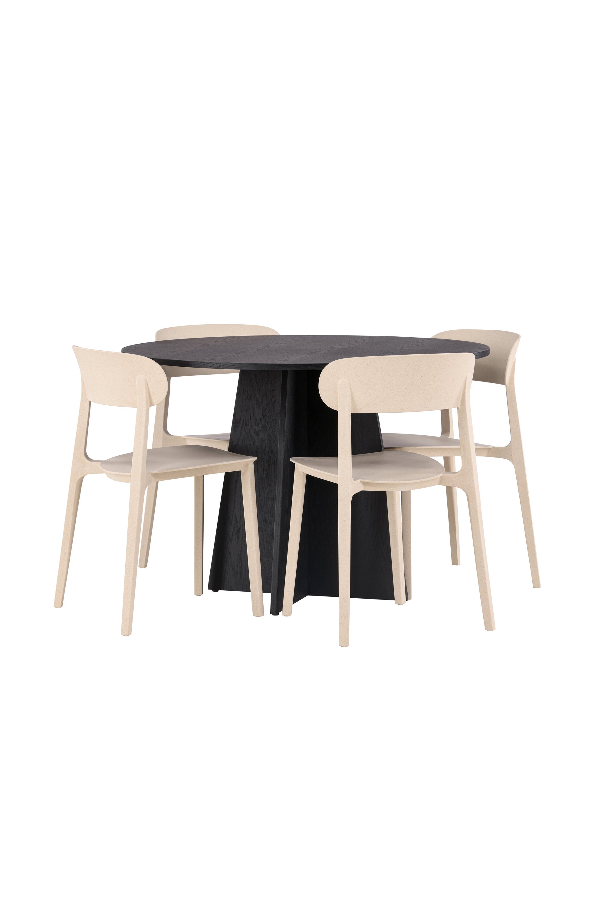 Matgrupp Bootcut med 4st matstolar Åstol-GR Dining Set-Venture Home-peaceofhome.se