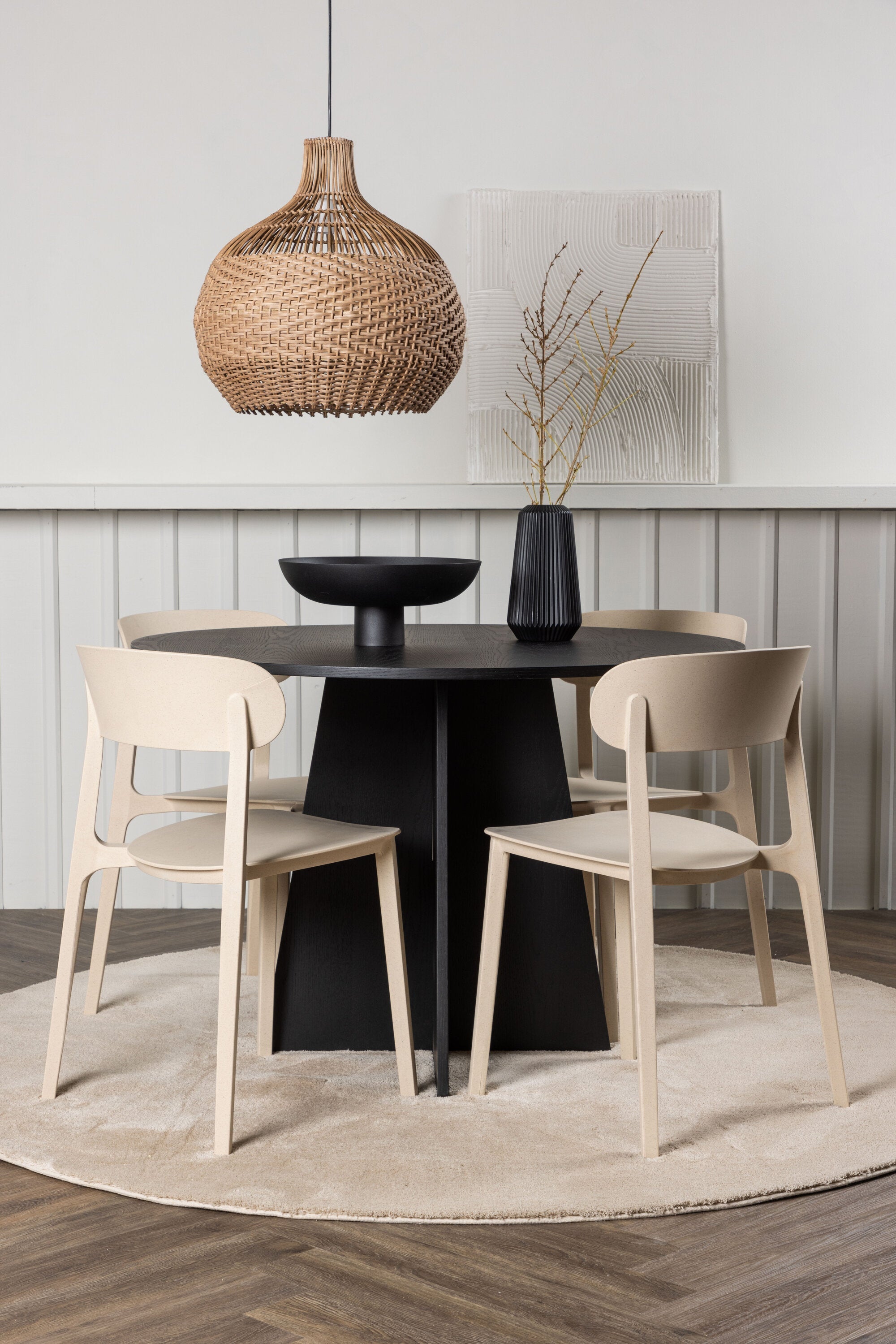 Matgrupp Bootcut med 4st matstolar Åstol-GR Dining Set-Venture Home-peaceofhome.se