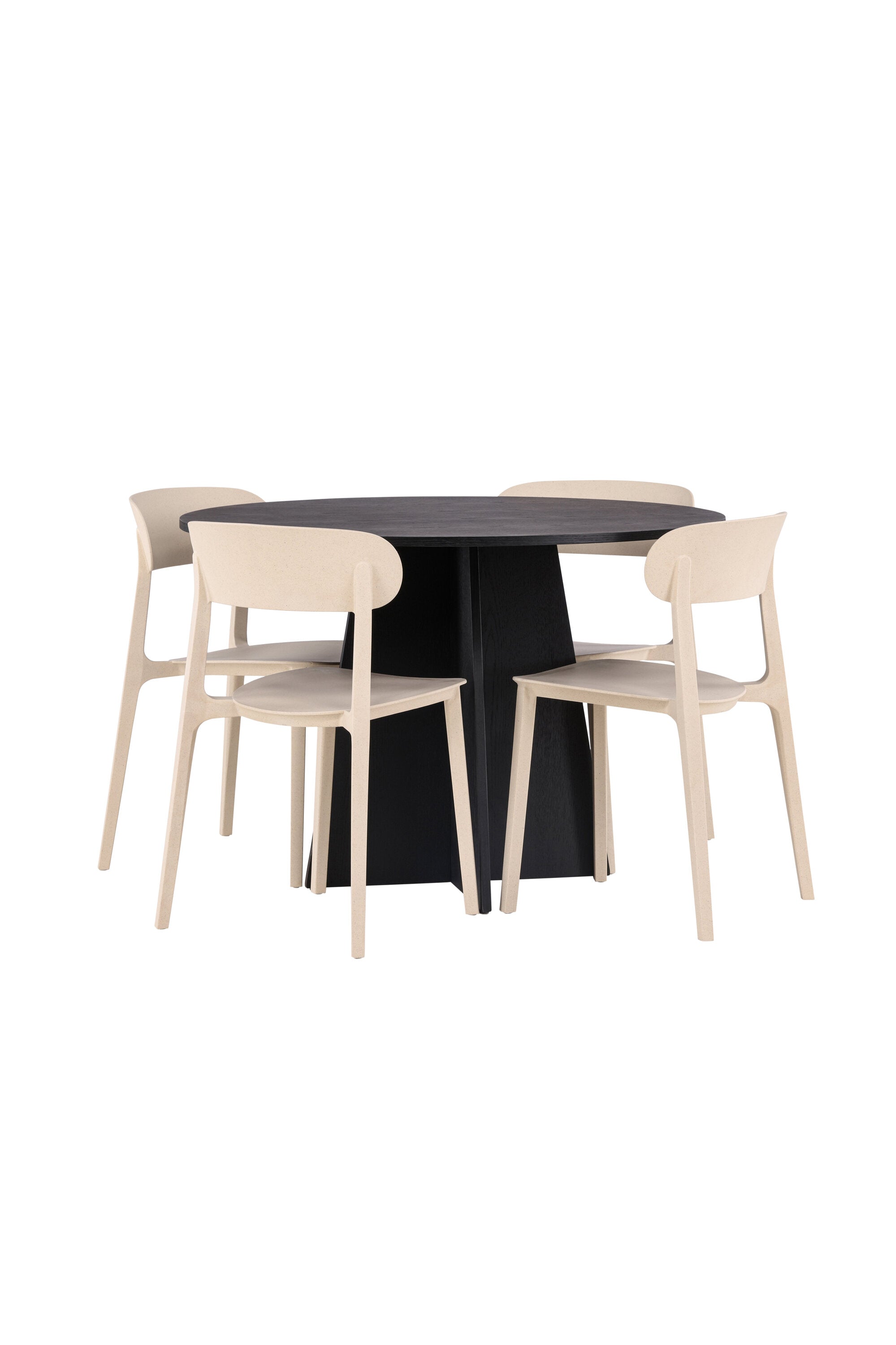 Matgrupp Bootcut med 4st matstolar Åstol-GR Dining Set-Venture Home-peaceofhome.se