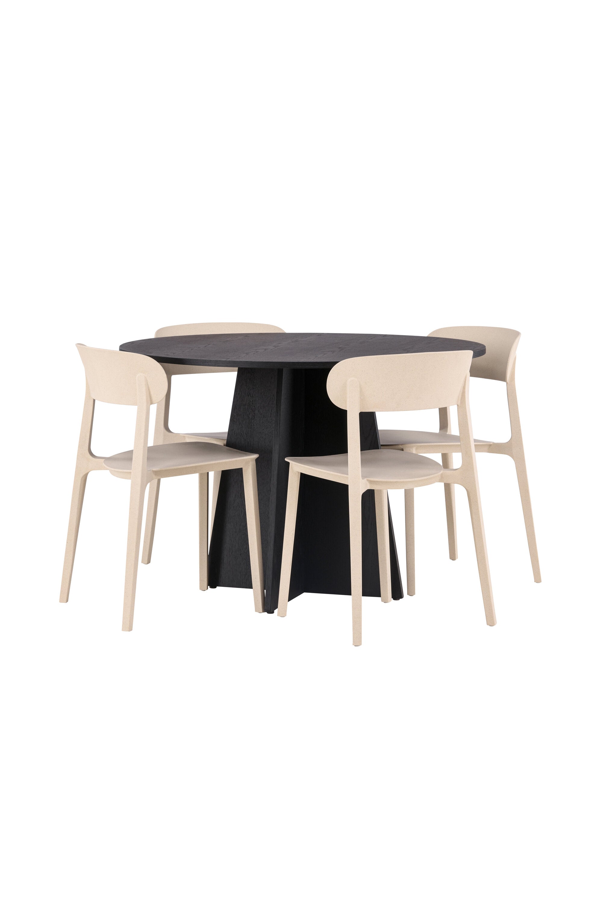 Matgrupp Bootcut med 4st matstolar Åstol-GR Dining Set-Venture Home-peaceofhome.se