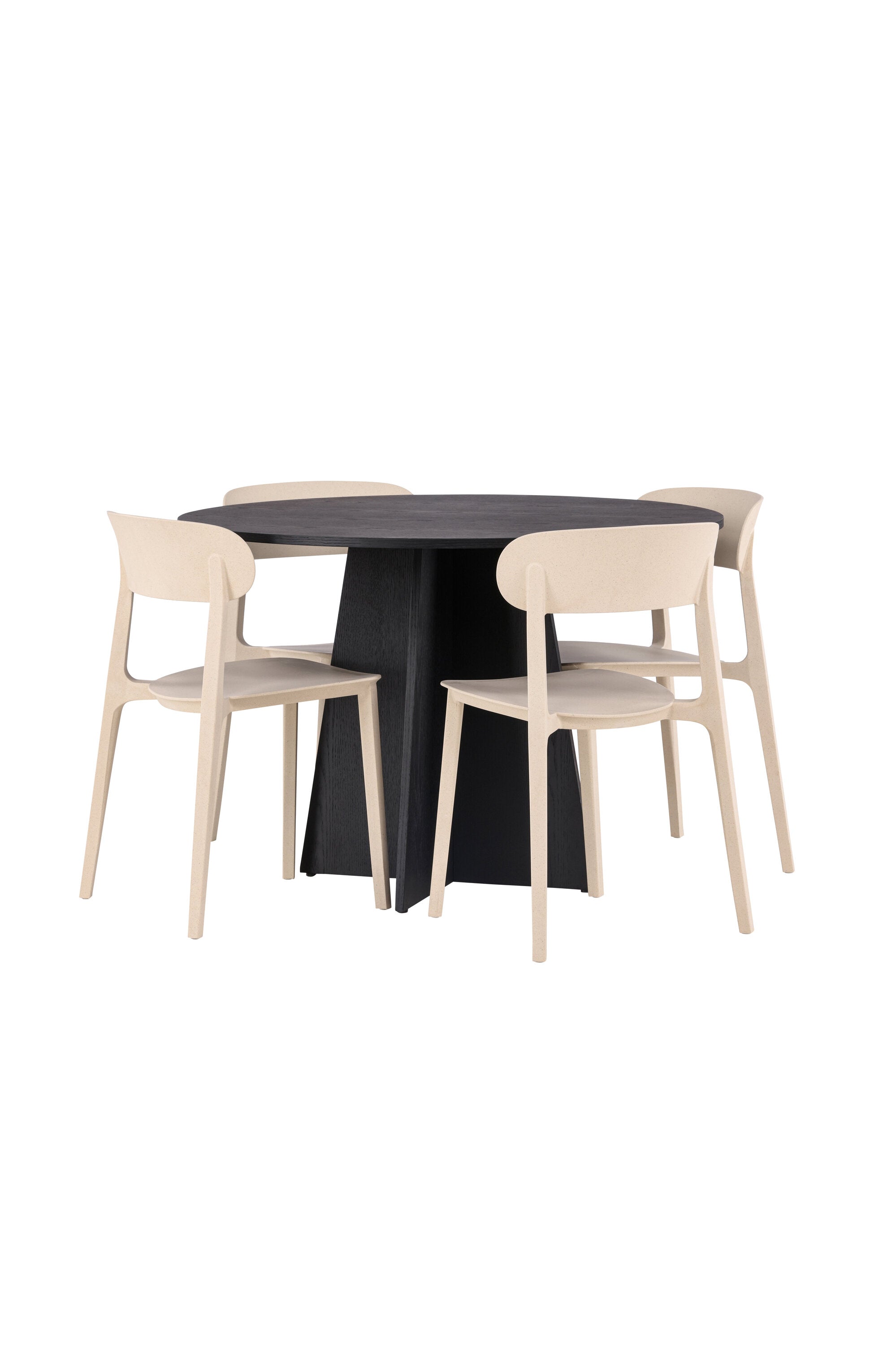 Matgrupp Bootcut med 4st matstolar Åstol-GR Dining Set-Venture Home-peaceofhome.se