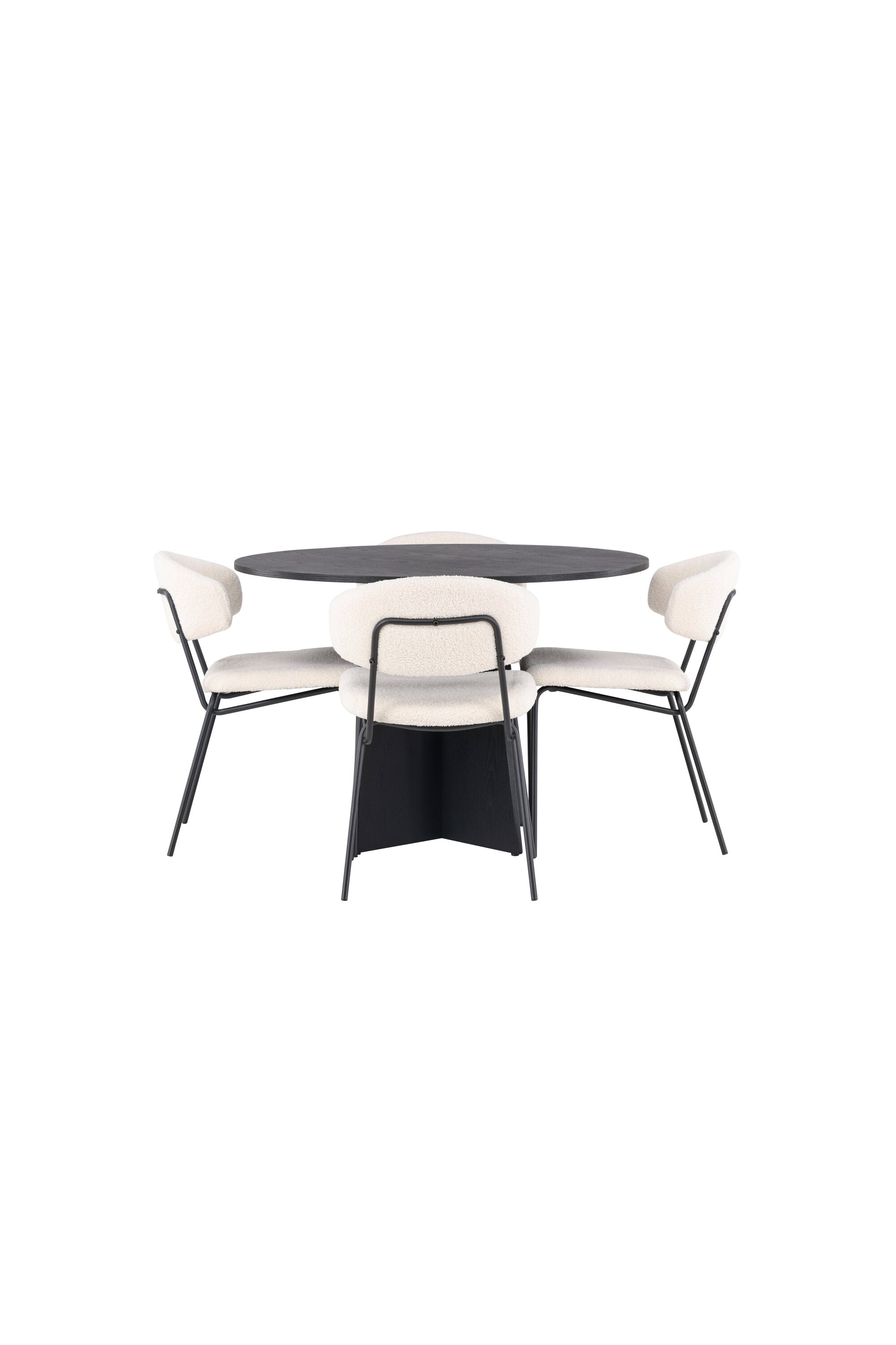 Matgrupp Bootcut med 4st matstolar Chico-GR Dining Set-Venture Home-peaceofhome.se