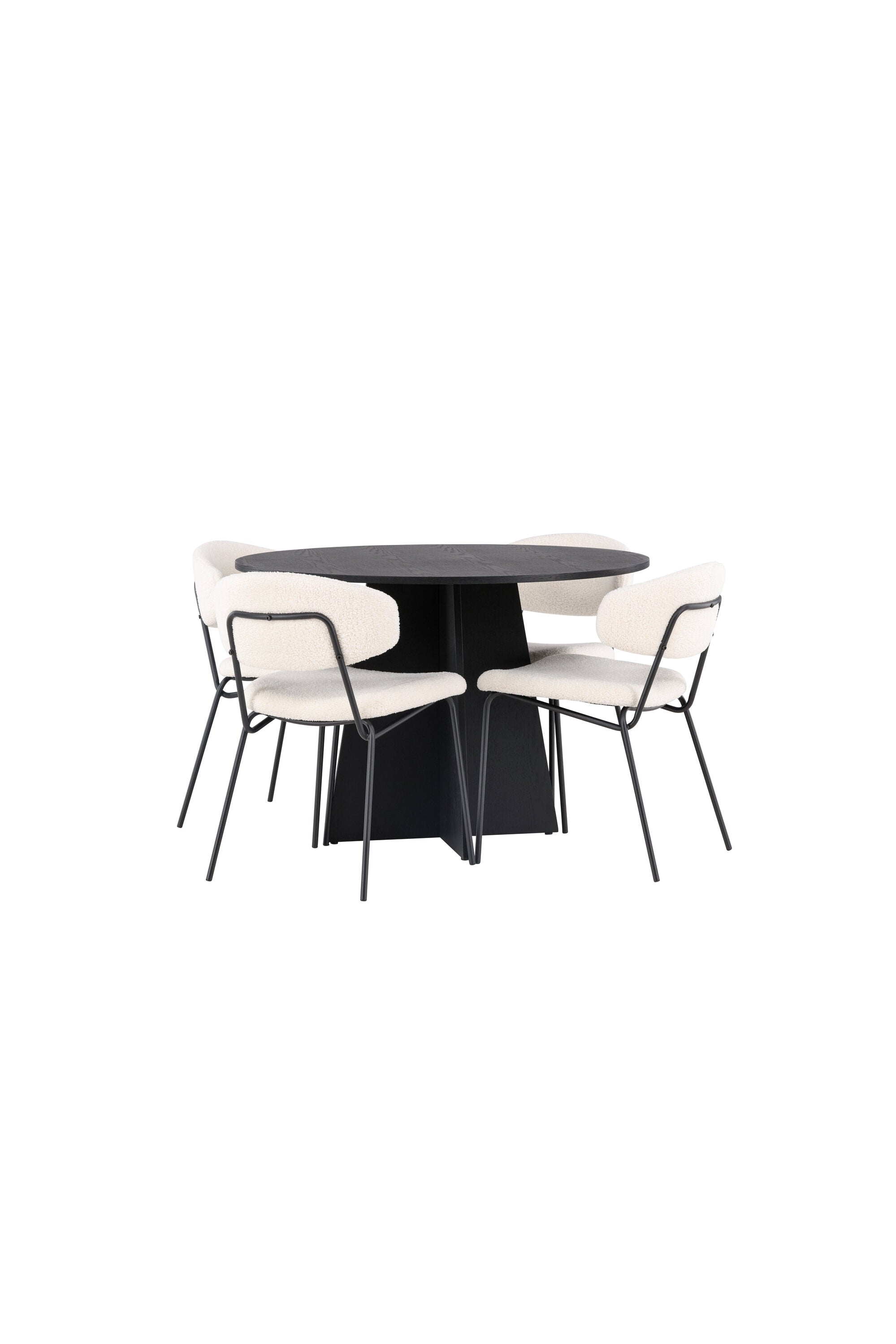 Matgrupp Bootcut med 4st matstolar Chico-GR Dining Set-Venture Home-peaceofhome.se