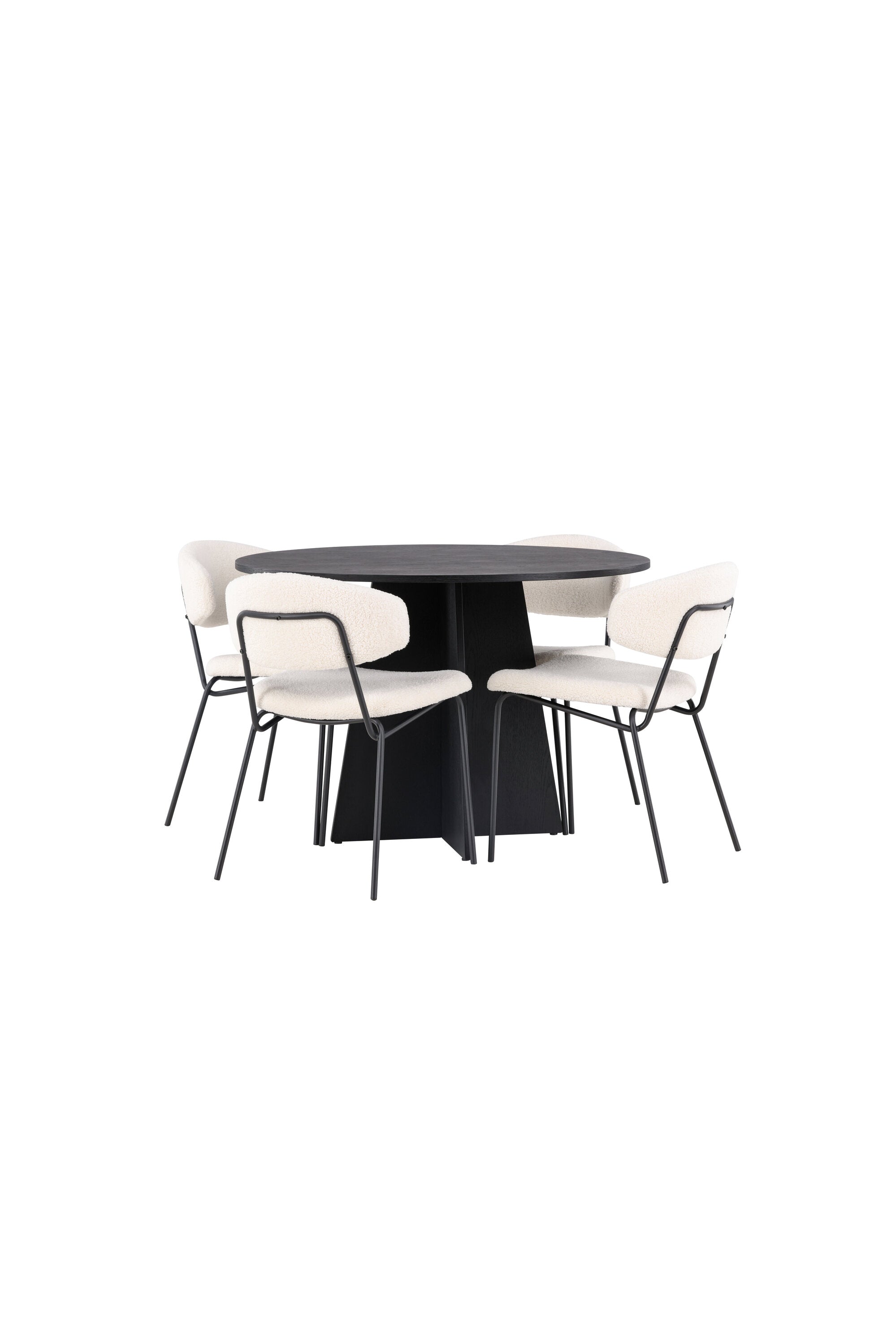 Matgrupp Bootcut med 4st matstolar Chico-GR Dining Set-Venture Home-peaceofhome.se