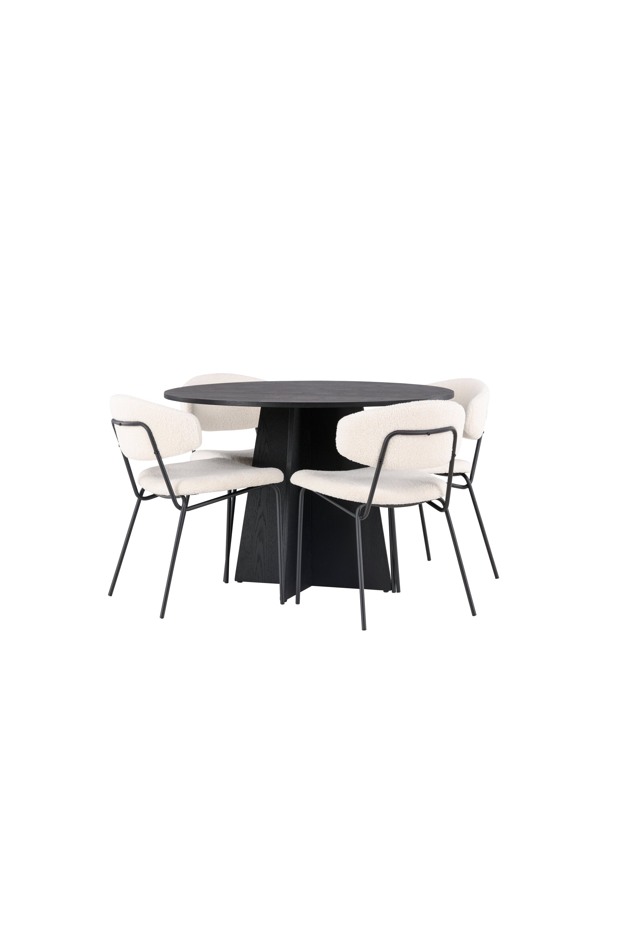 Matgrupp Bootcut med 4st matstolar Chico-GR Dining Set-Venture Home-peaceofhome.se