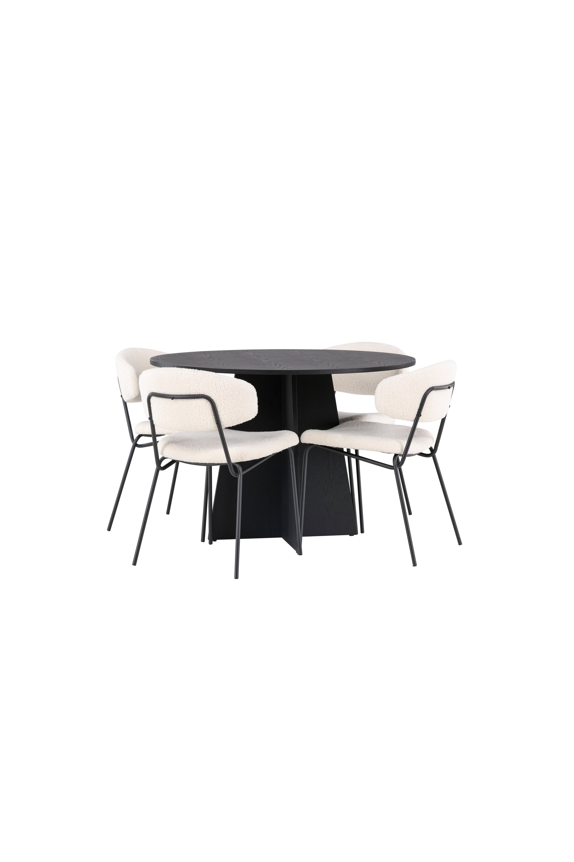 Matgrupp Bootcut med 4st matstolar Chico-GR Dining Set-Venture Home-peaceofhome.se