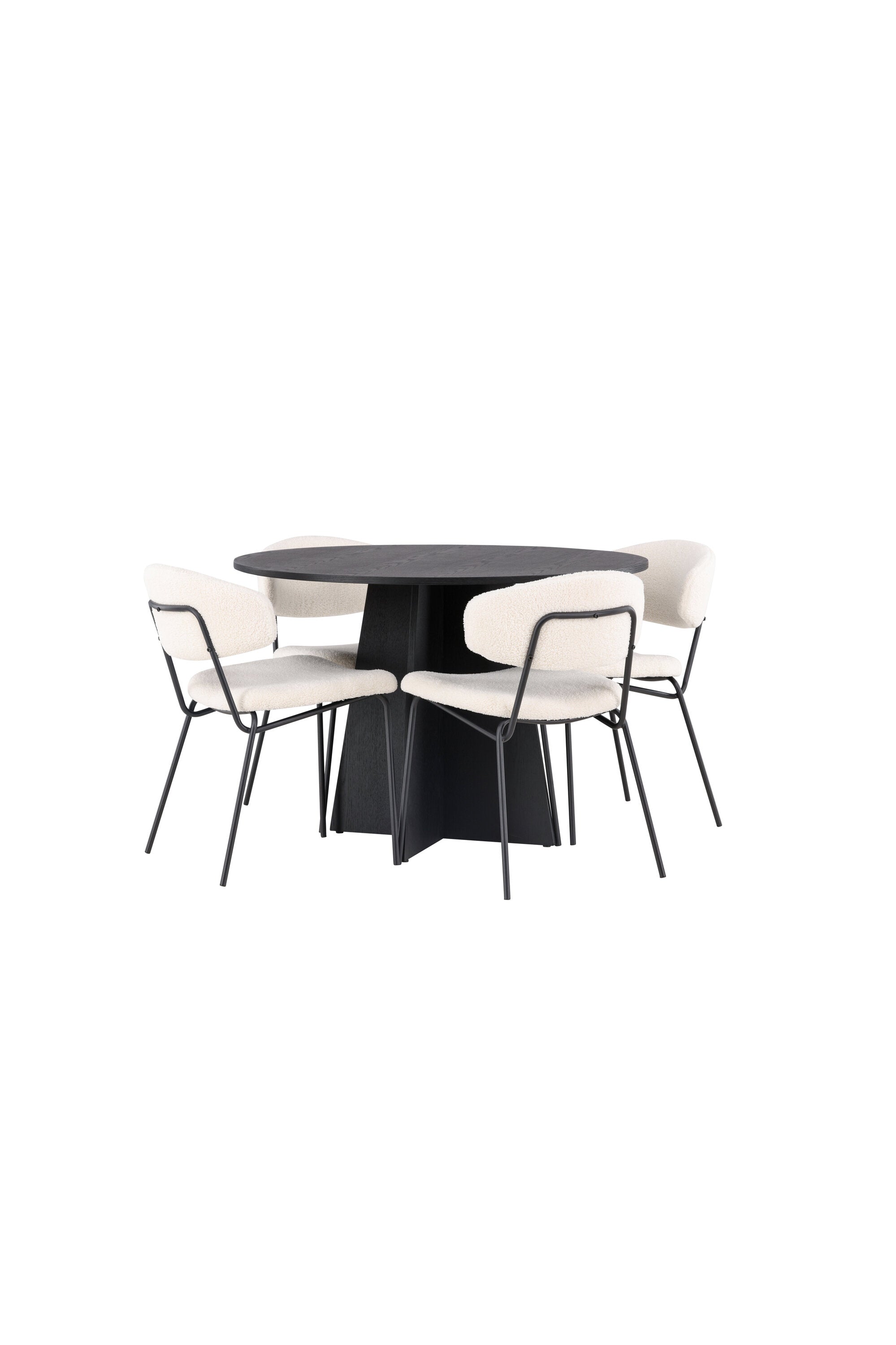 Matgrupp Bootcut med 4st matstolar Chico-GR Dining Set-Venture Home-peaceofhome.se