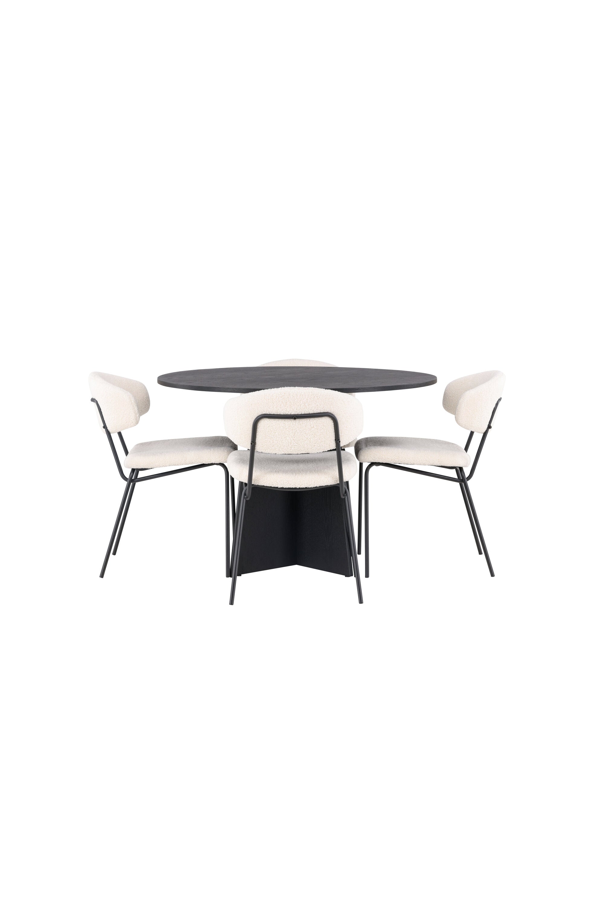 Matgrupp Bootcut med 4st matstolar Chico-GR Dining Set-Venture Home-peaceofhome.se