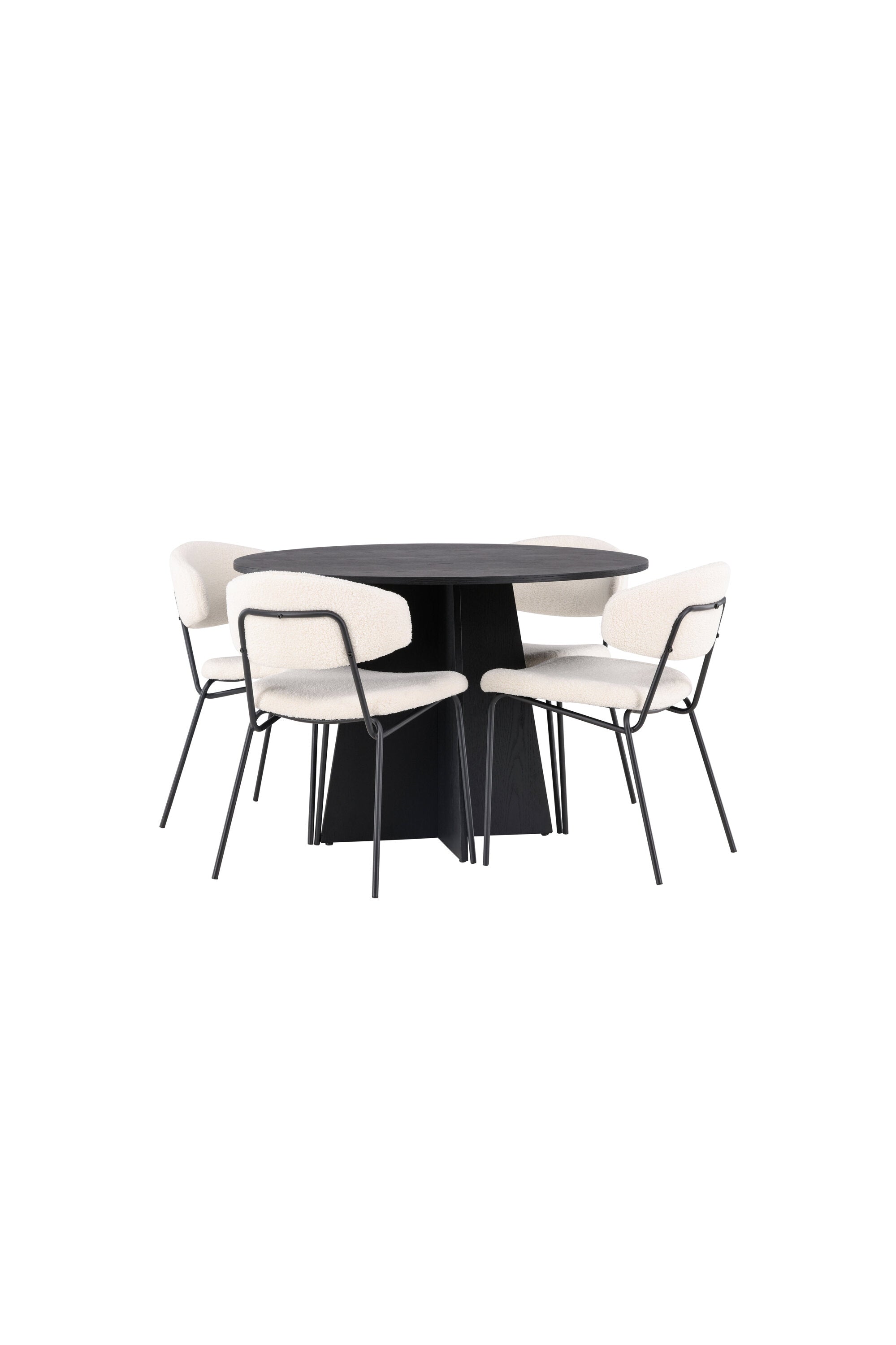 Matgrupp Bootcut med 4st matstolar Chico-GR Dining Set-Venture Home-peaceofhome.se