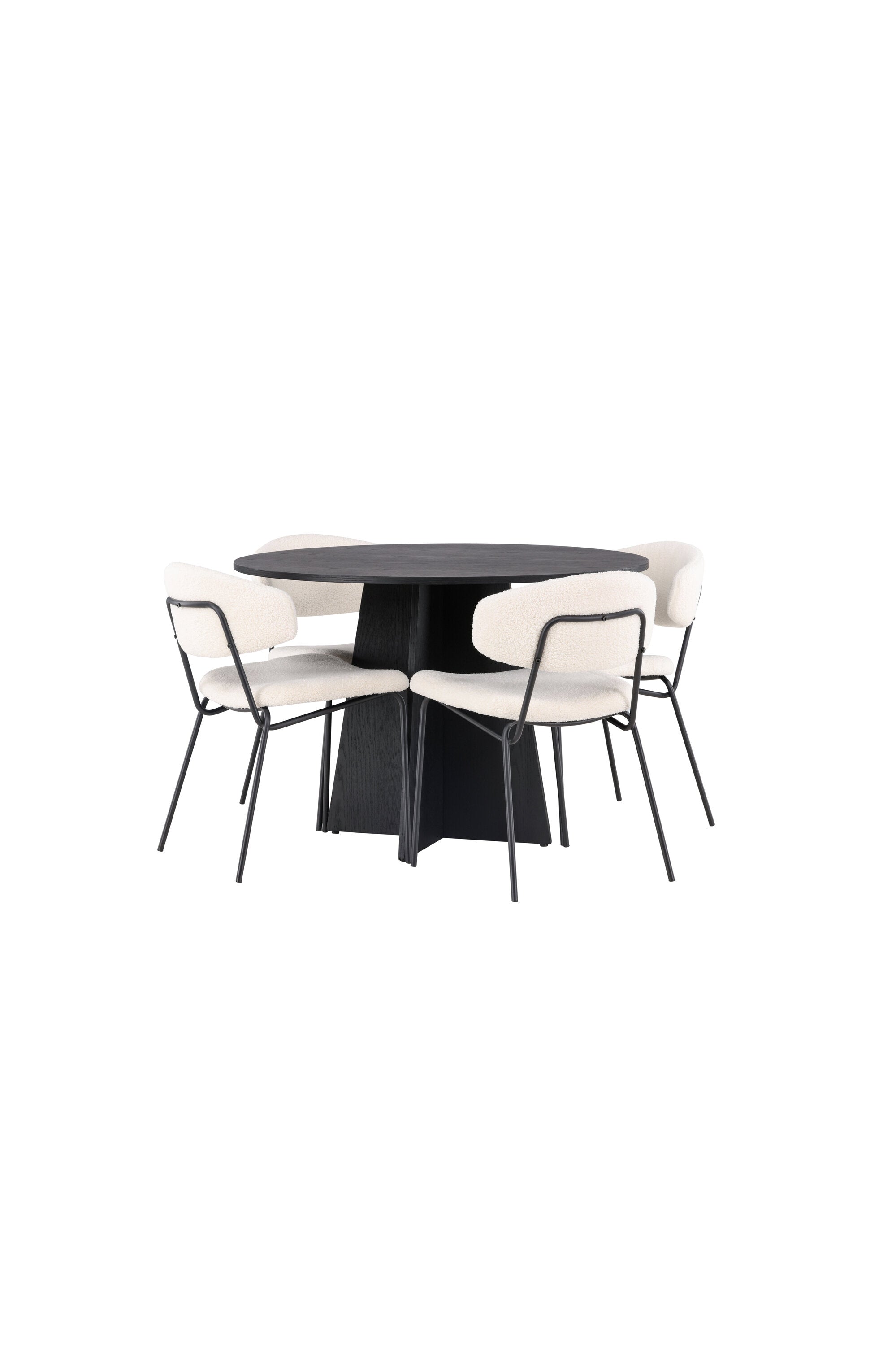 Matgrupp Bootcut med 4st matstolar Chico-GR Dining Set-Venture Home-peaceofhome.se