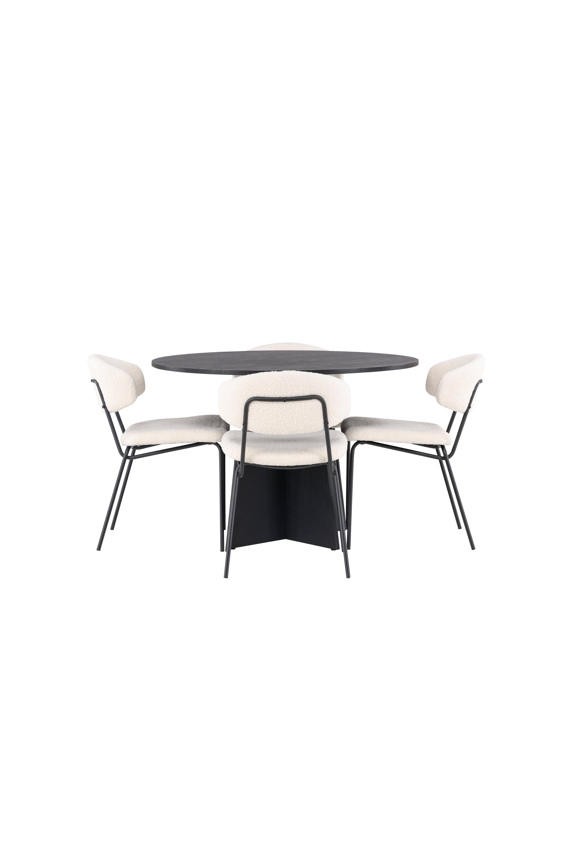 Matgrupp Bootcut med 4st matstolar Chico-GR Dining Set-Venture Home-peaceofhome.se