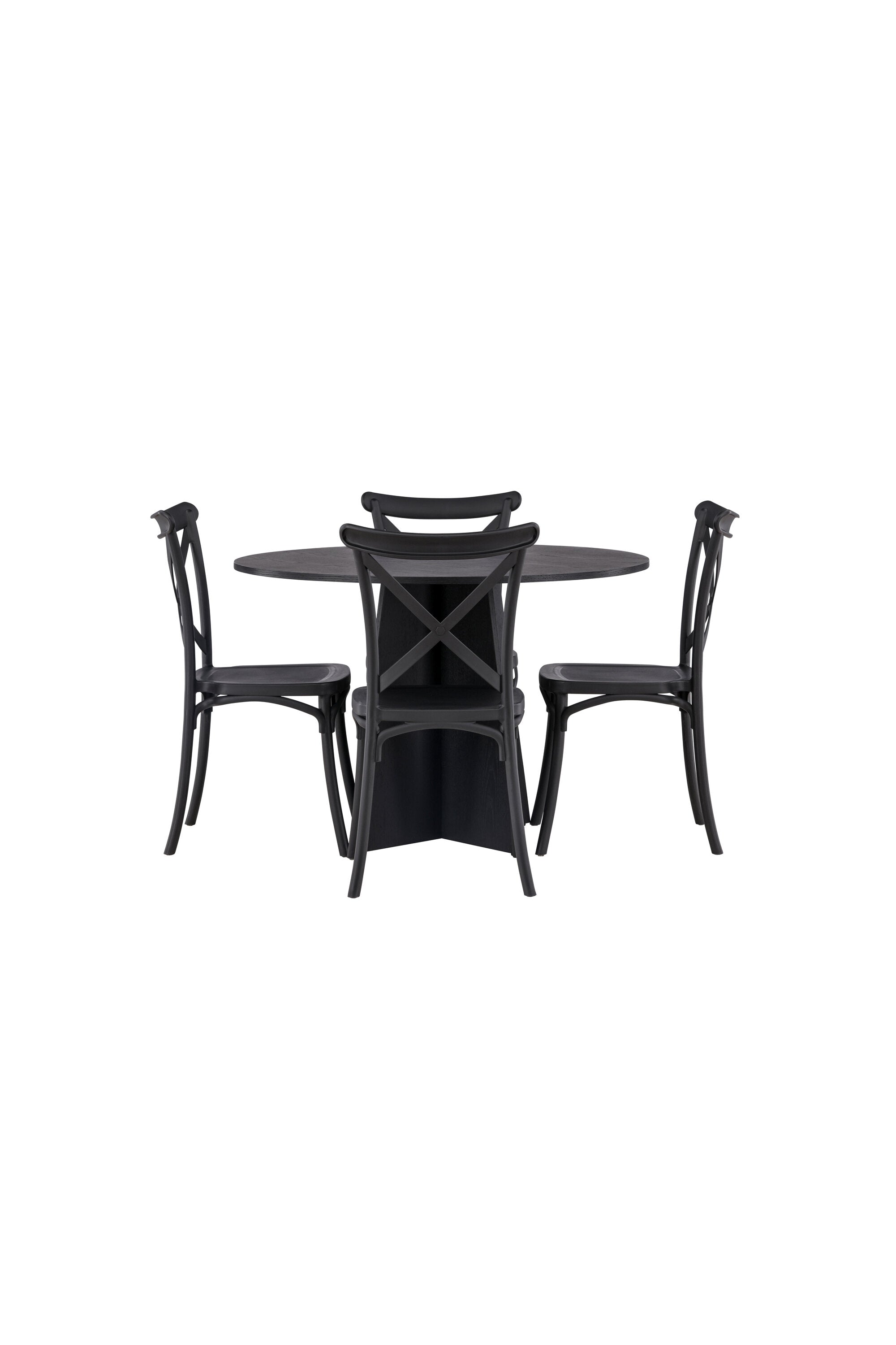 Matgrupp Bootcut med 4st matstolar Crosett-GR Dining Set-Venture Home-peaceofhome.se