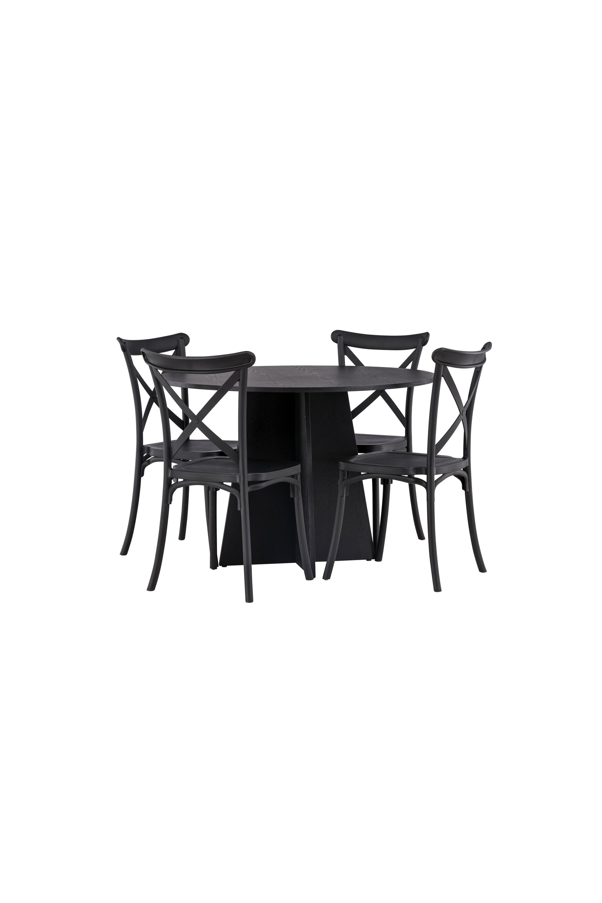 Matgrupp Bootcut med 4st matstolar Crosett-GR Dining Set-Venture Home-peaceofhome.se