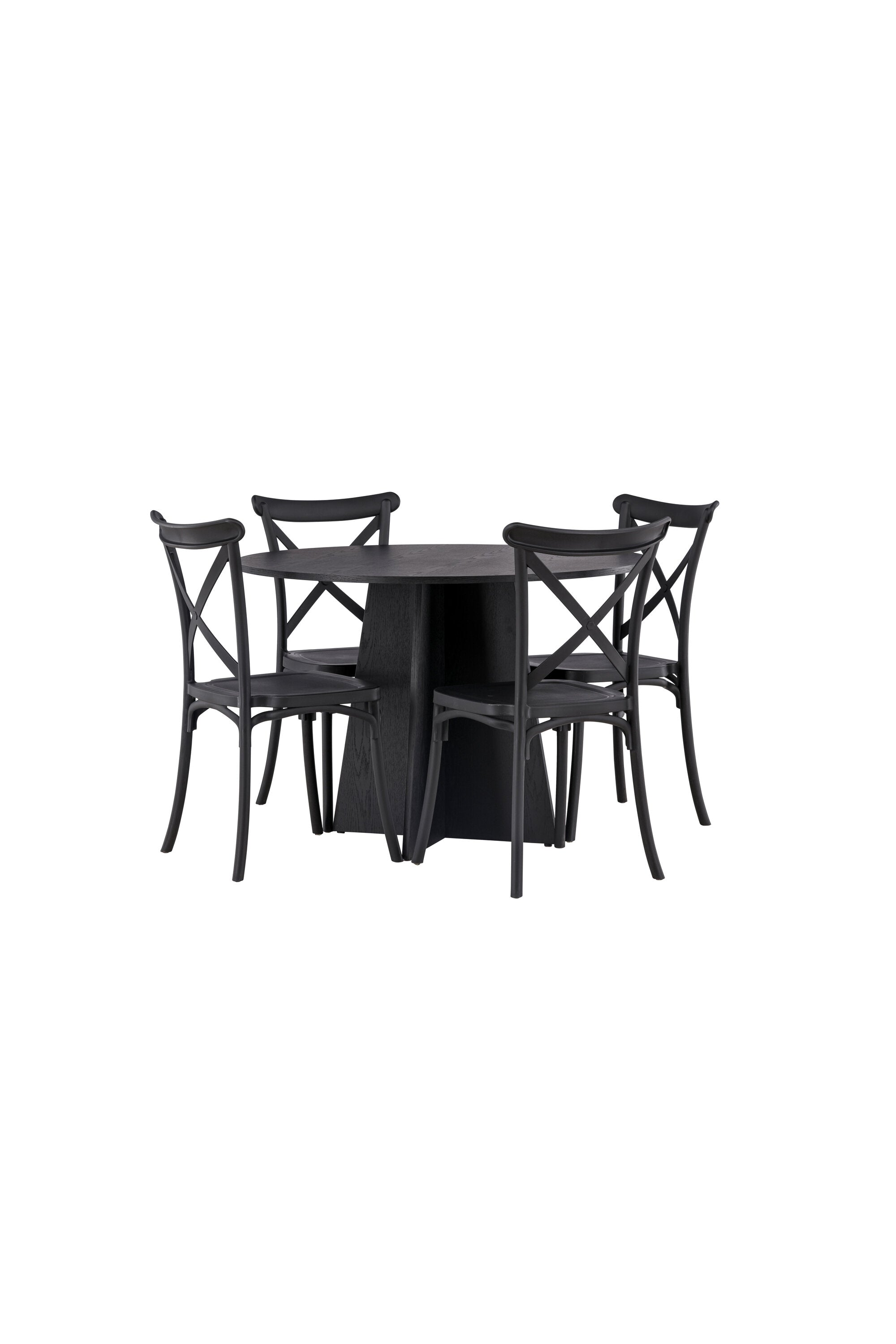 Matgrupp Bootcut med 4st matstolar Crosett-GR Dining Set-Venture Home-peaceofhome.se