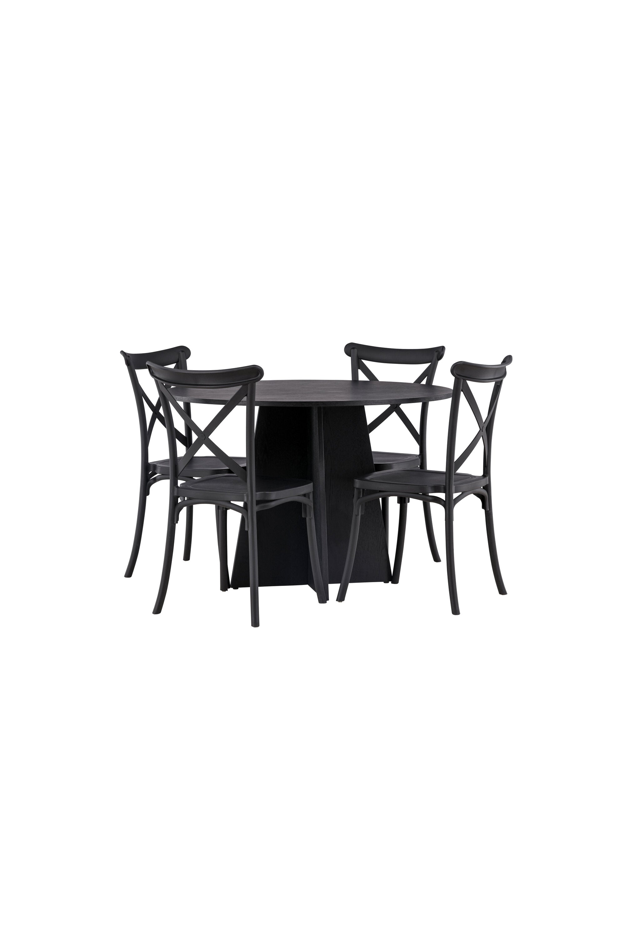 Matgrupp Bootcut med 4st matstolar Crosett-GR Dining Set-Venture Home-peaceofhome.se