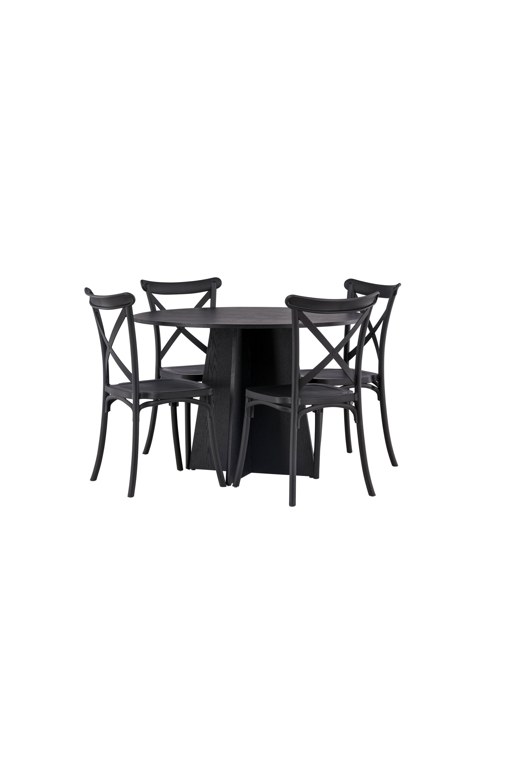 Matgrupp Bootcut med 4st matstolar Crosett-GR Dining Set-Venture Home-peaceofhome.se