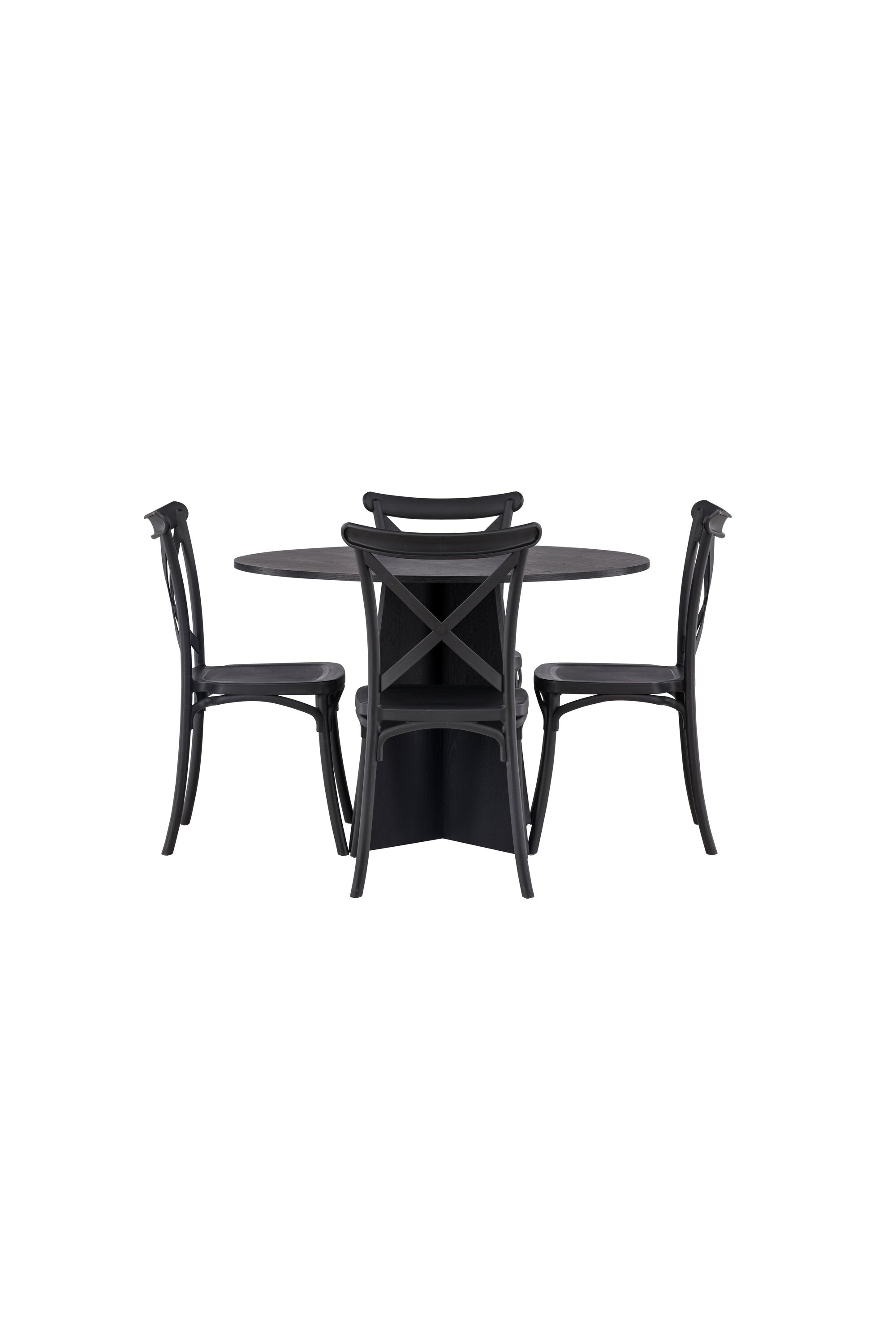 Matgrupp Bootcut med 4st matstolar Crosett-GR Dining Set-Venture Home-peaceofhome.se