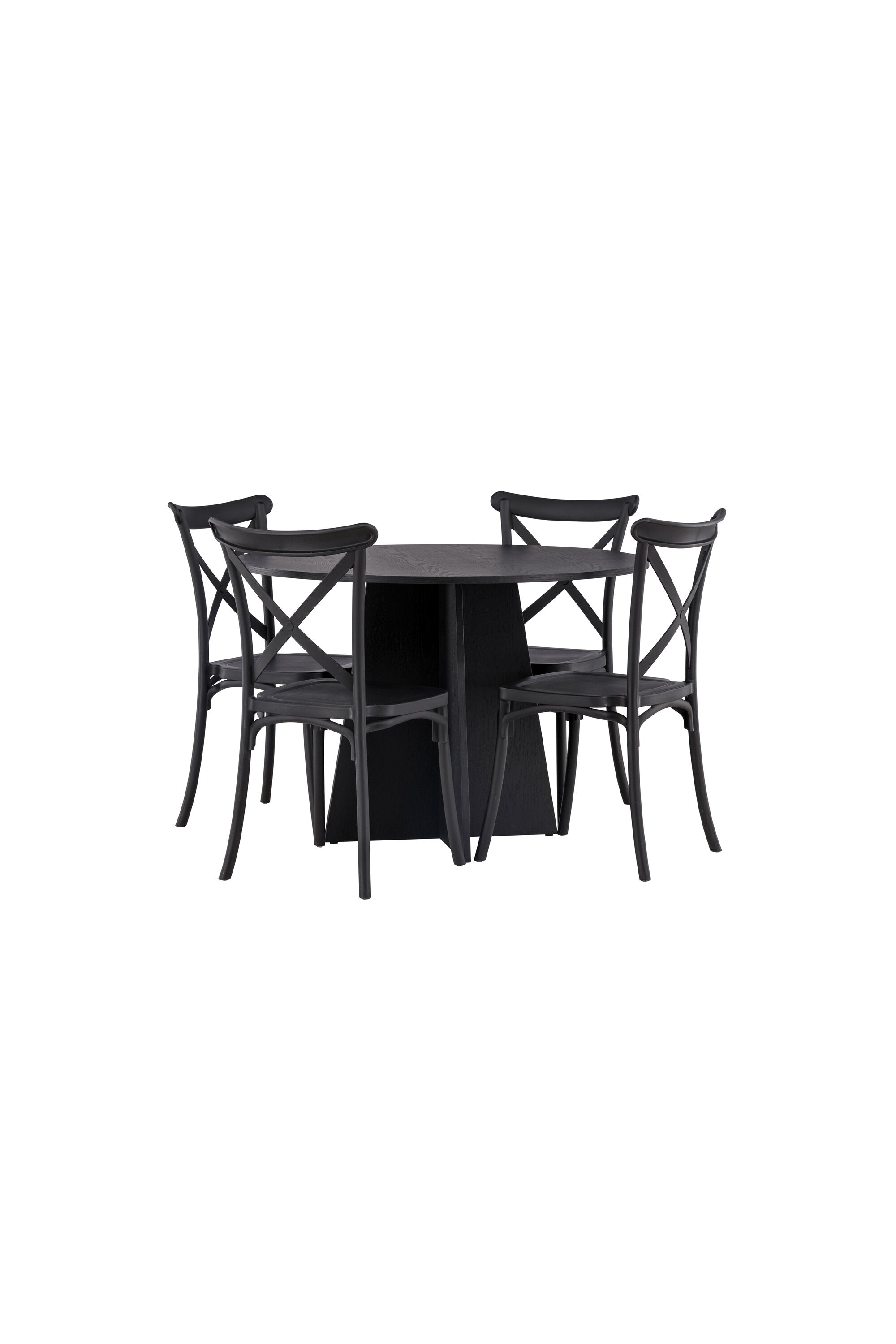 Matgrupp Bootcut med 4st matstolar Crosett-GR Dining Set-Venture Home-peaceofhome.se