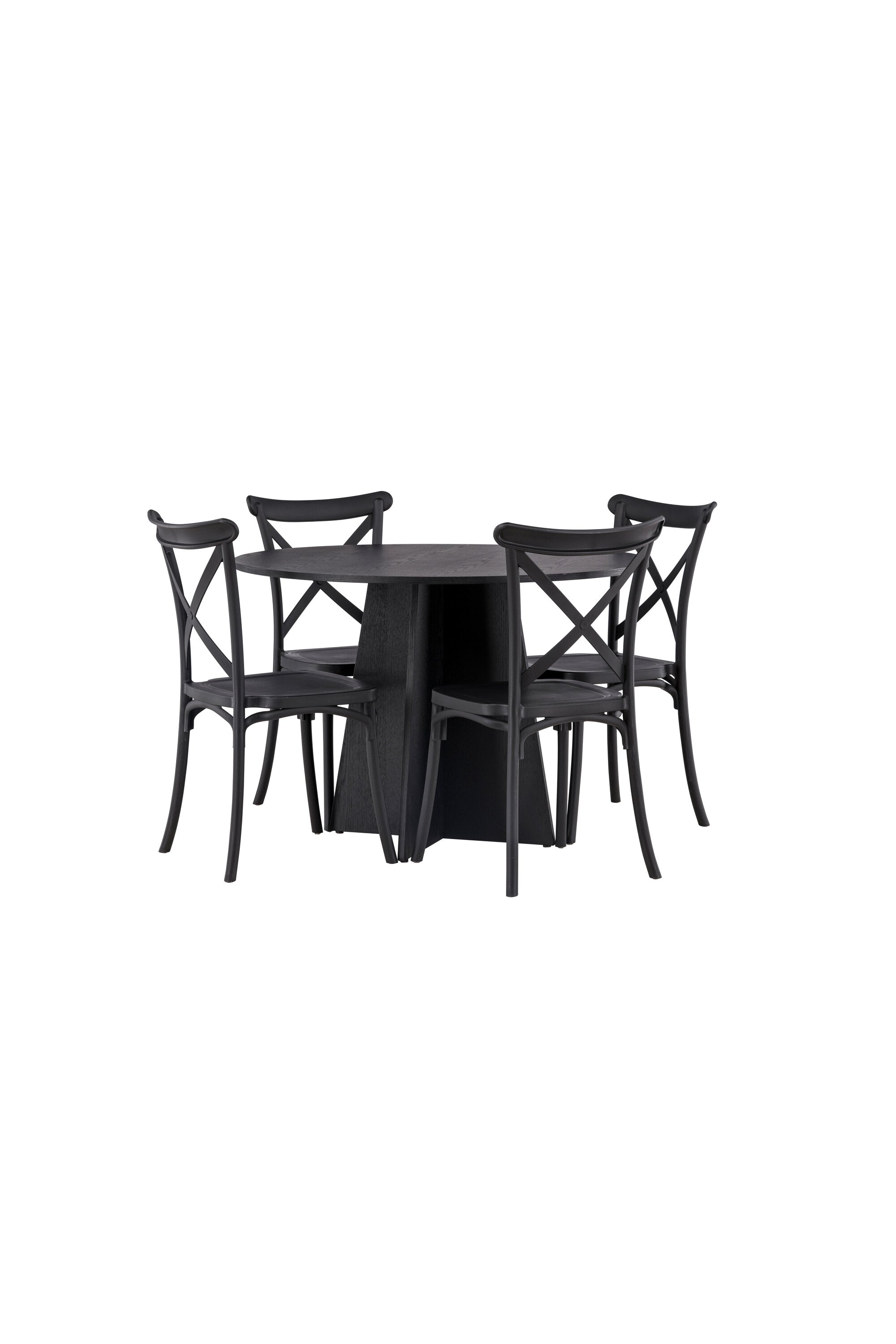 Matgrupp Bootcut med 4st matstolar Crosett-GR Dining Set-Venture Home-peaceofhome.se