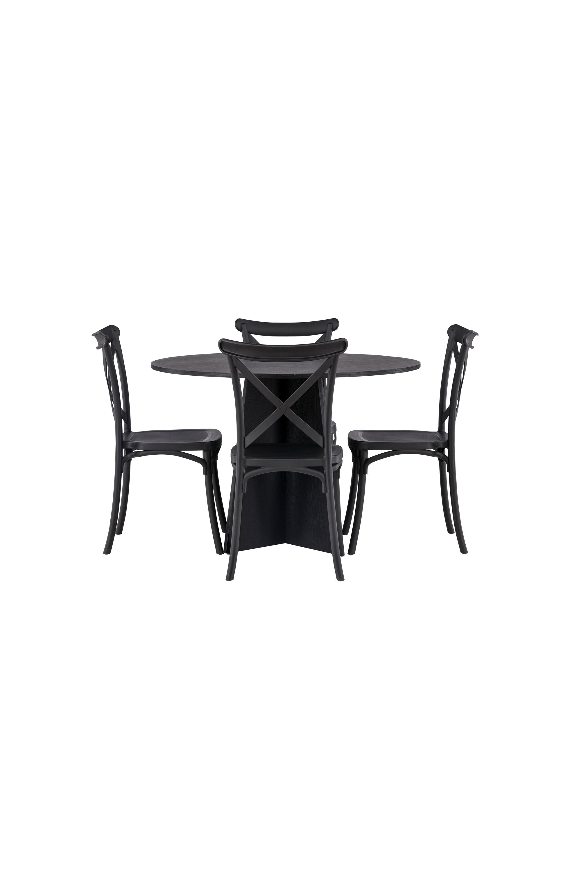 Matgrupp Bootcut med 4st matstolar Crosett-GR Dining Set-Venture Home-peaceofhome.se