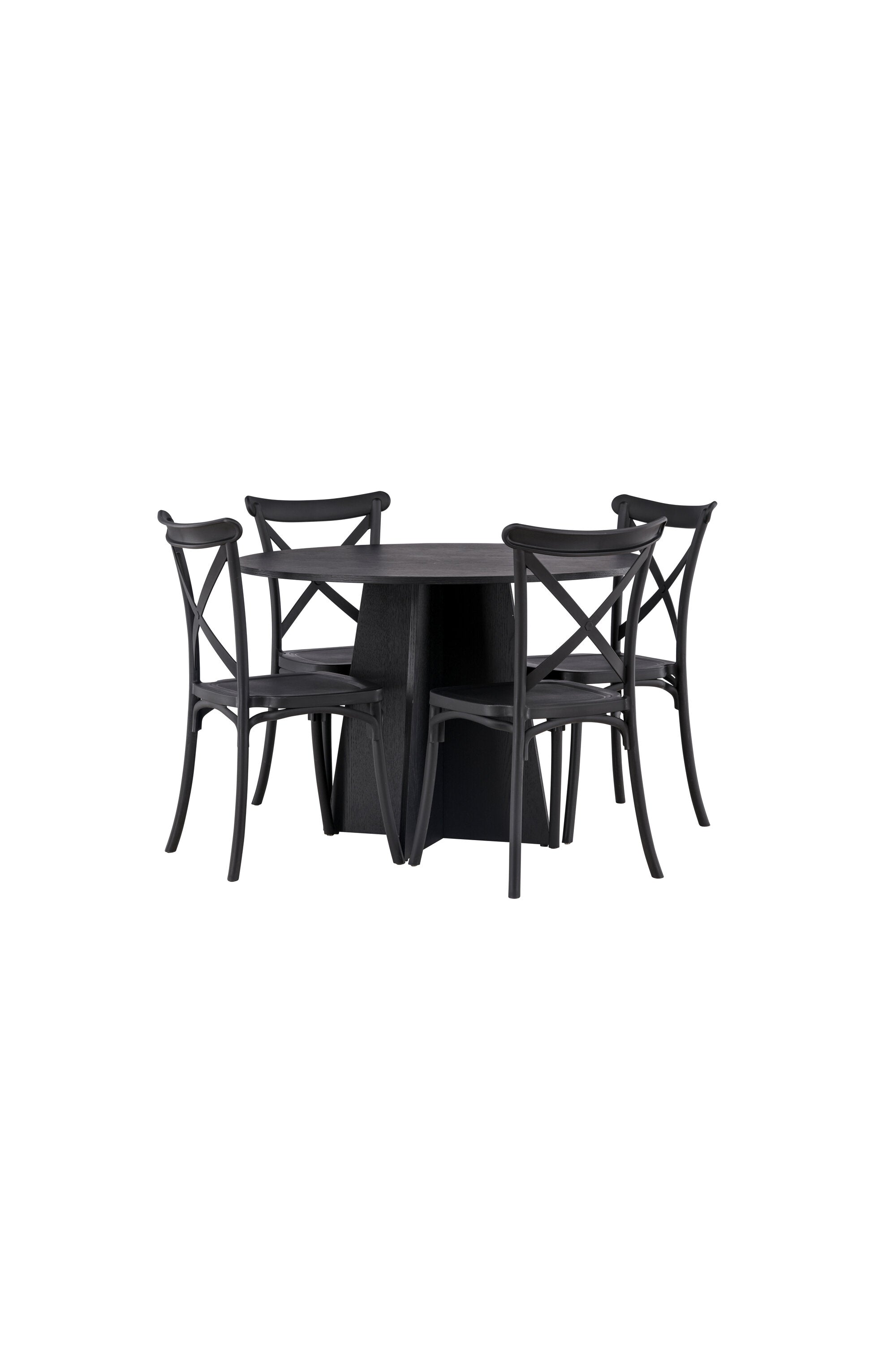 Matgrupp Bootcut med 4st matstolar Crosett-GR Dining Set-Venture Home-peaceofhome.se