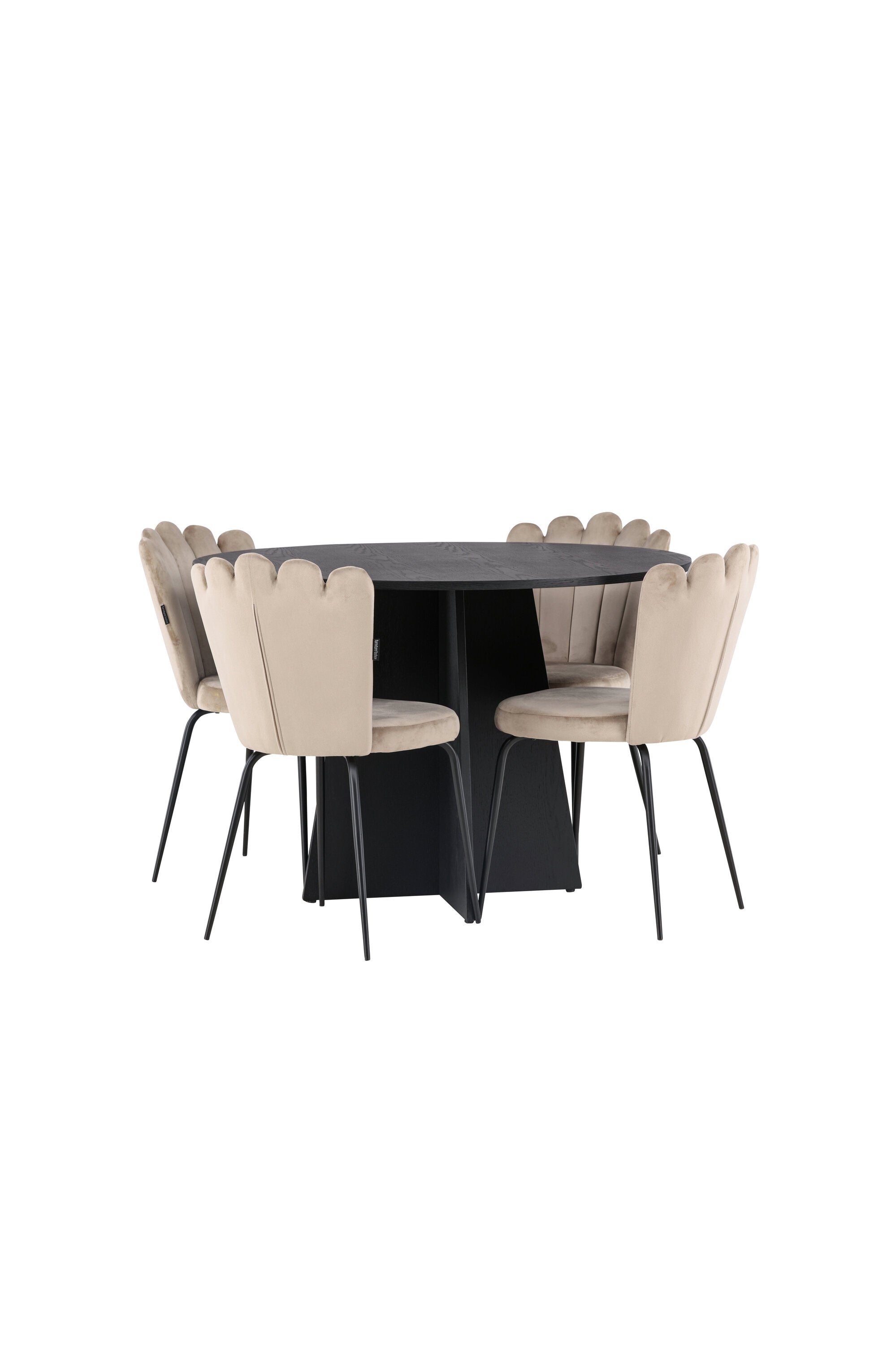 Matgrupp Bootcut med 4st matstolar Limhamn-GR Dining Set-Venture Home-peaceofhome.se