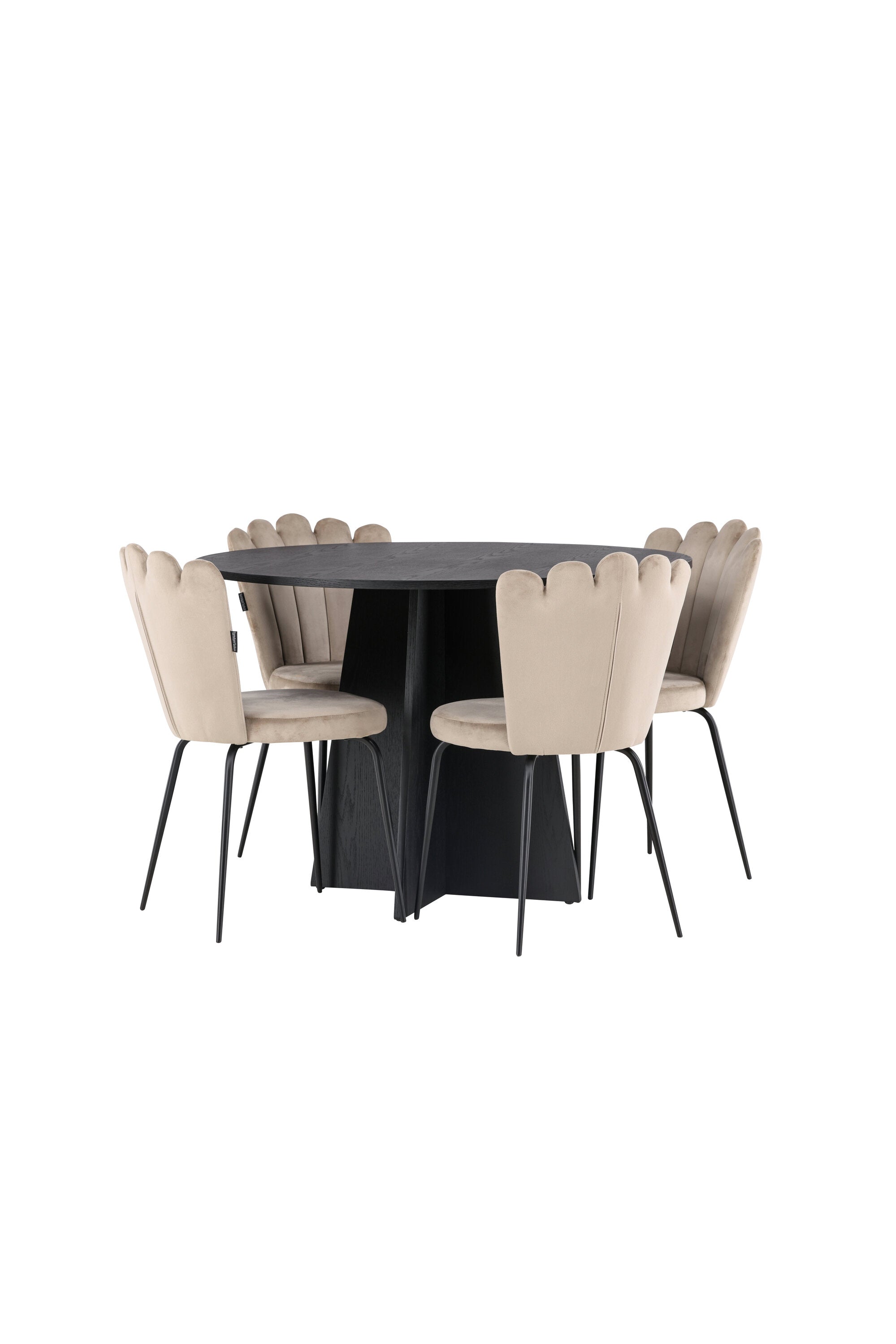 Matgrupp Bootcut med 4st matstolar Limhamn-GR Dining Set-Venture Home-peaceofhome.se