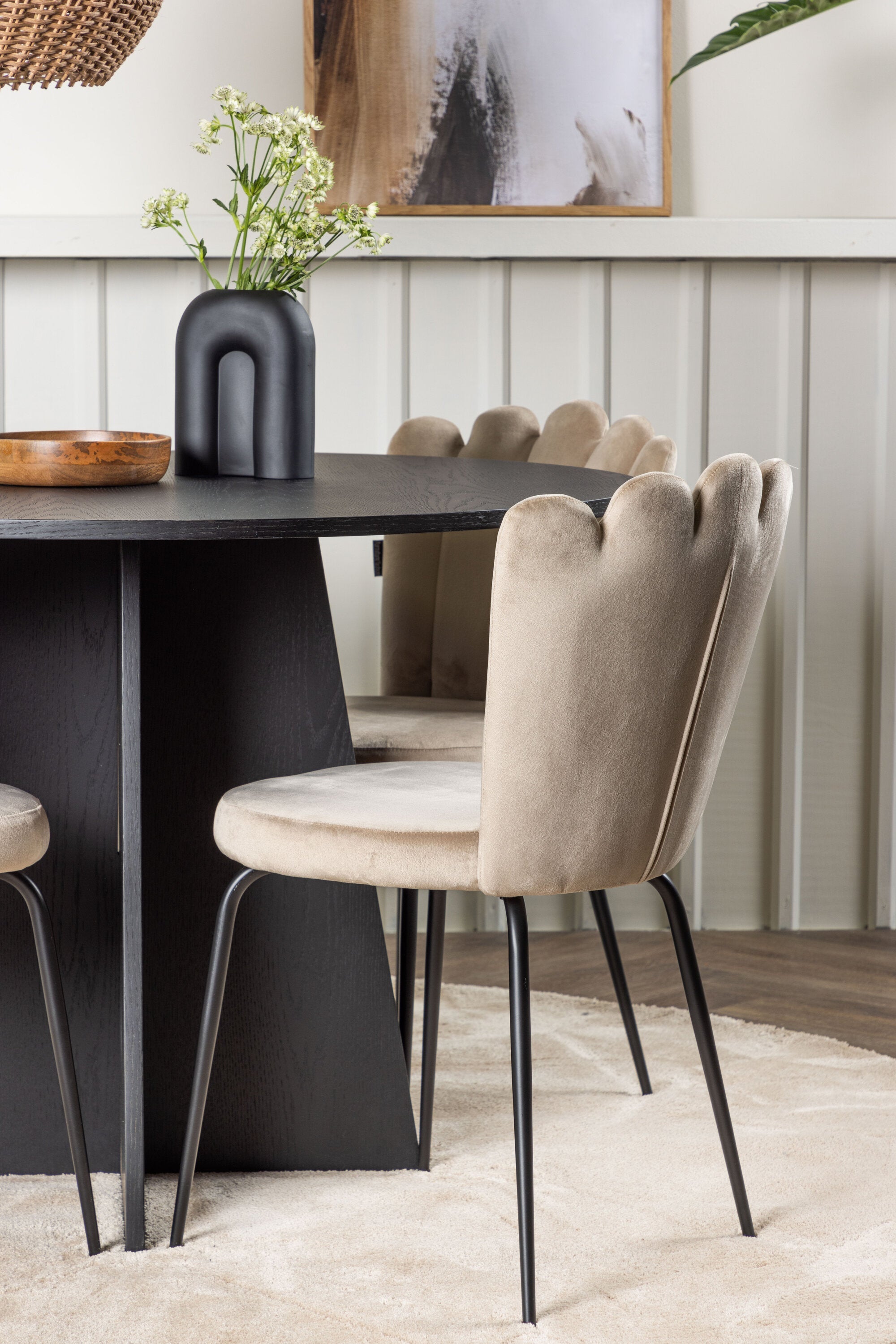 Matgrupp Bootcut med 4st matstolar Limhamn-GR Dining Set-Venture Home-peaceofhome.se