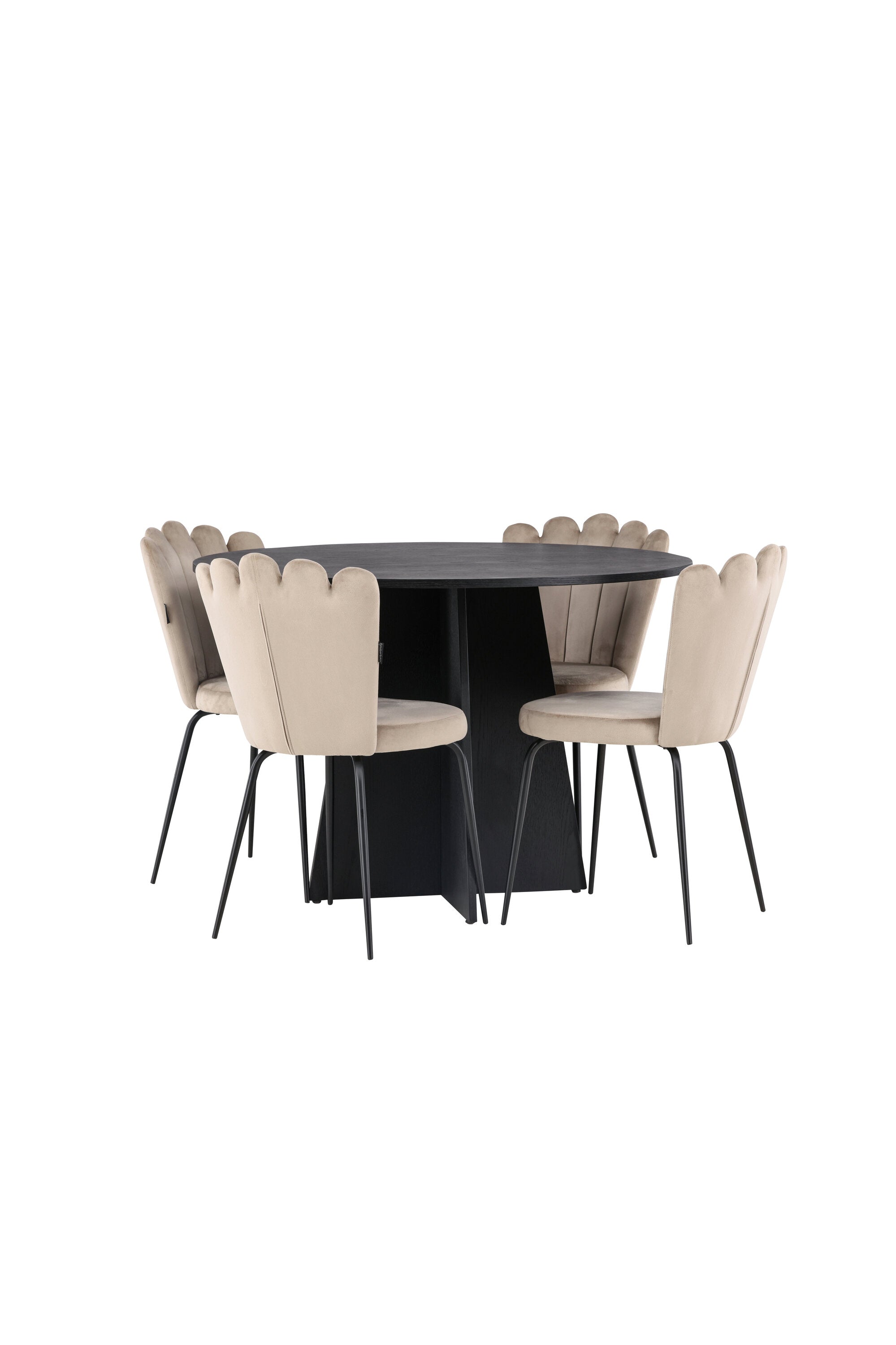 Matgrupp Bootcut med 4st matstolar Limhamn-GR Dining Set-Venture Home-peaceofhome.se