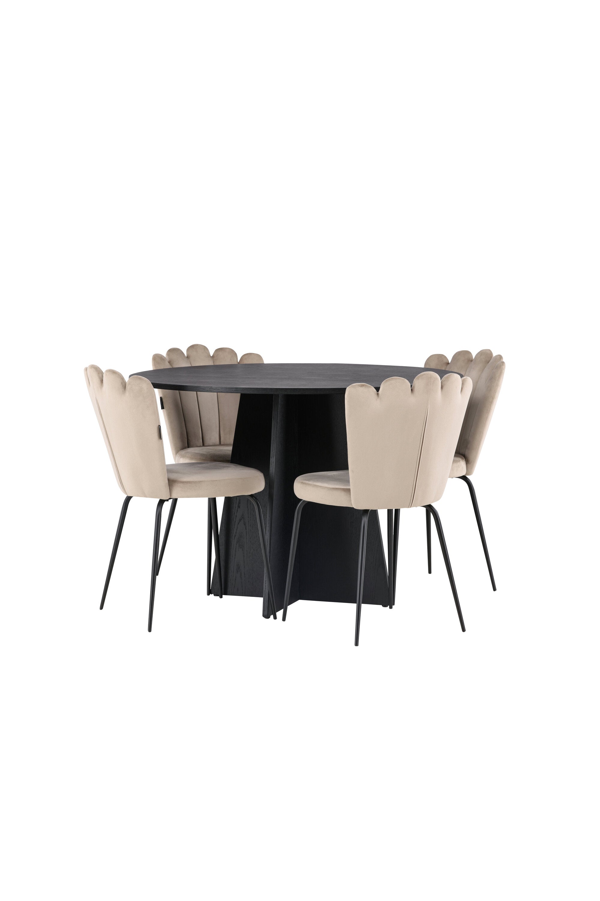 Matgrupp Bootcut med 4st matstolar Limhamn-GR Dining Set-Venture Home-peaceofhome.se