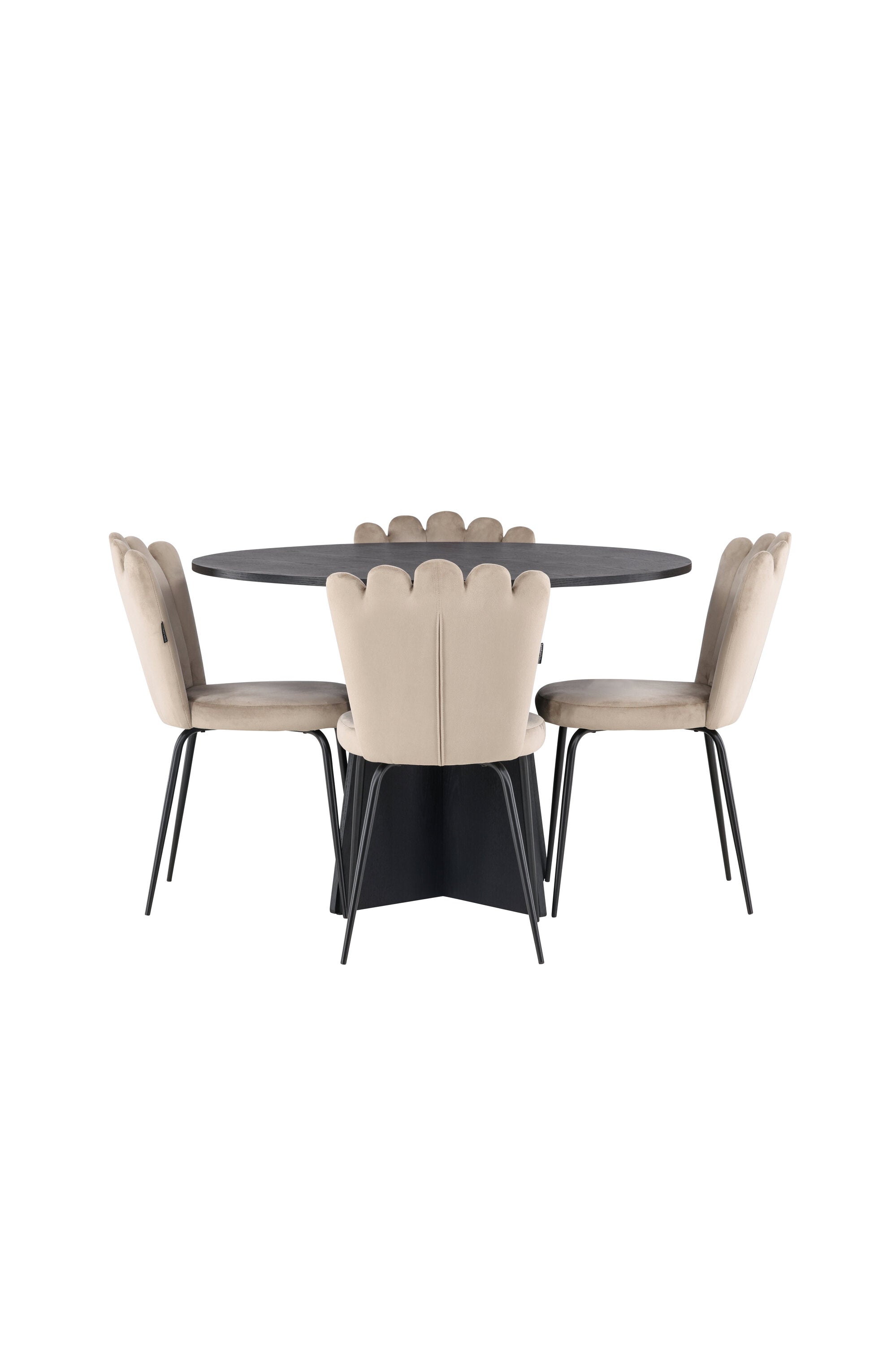 Matgrupp Bootcut med 4st matstolar Limhamn-GR Dining Set-Venture Home-peaceofhome.se