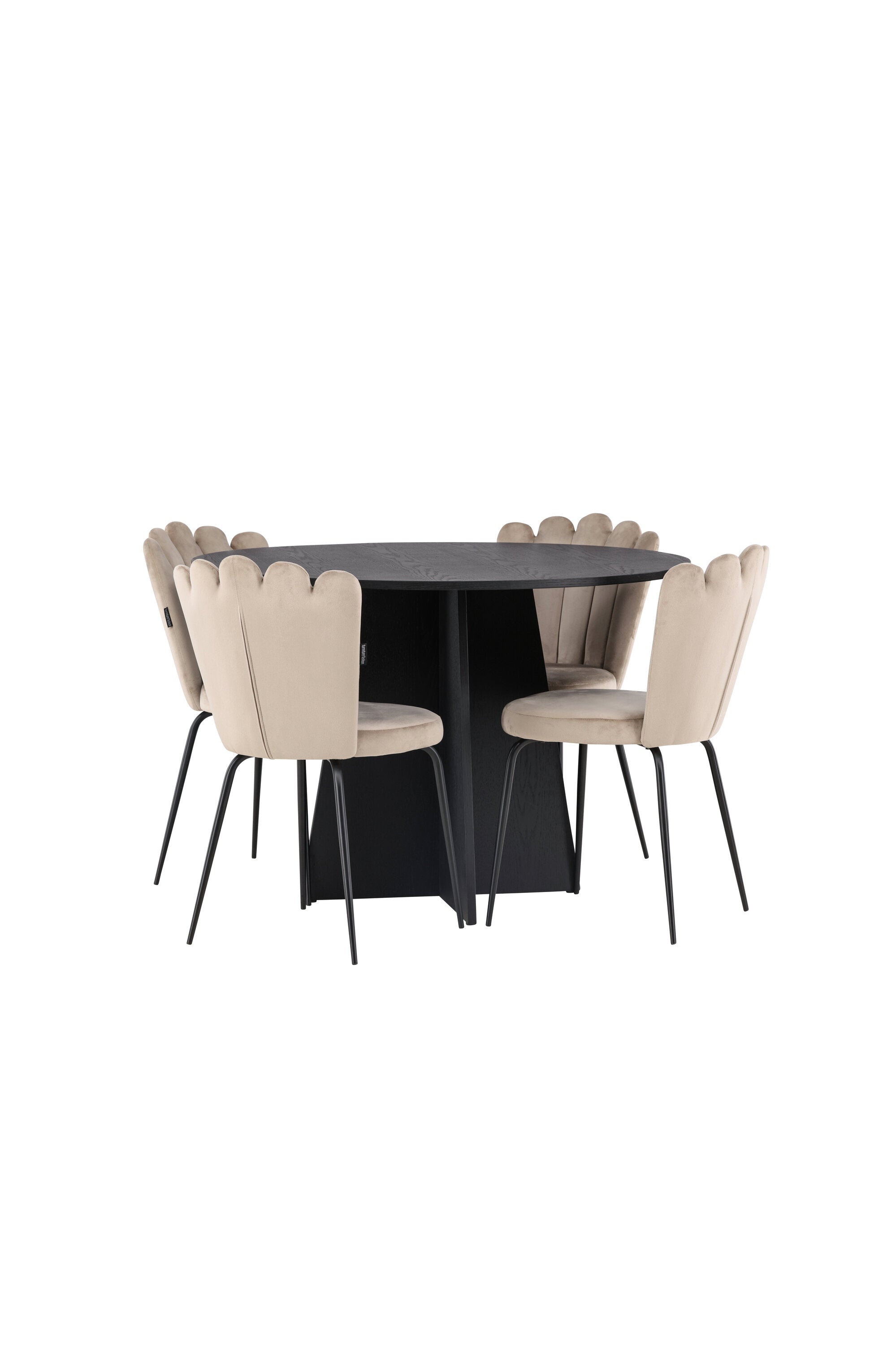 Matgrupp Bootcut med 4st matstolar Limhamn-GR Dining Set-Venture Home-peaceofhome.se