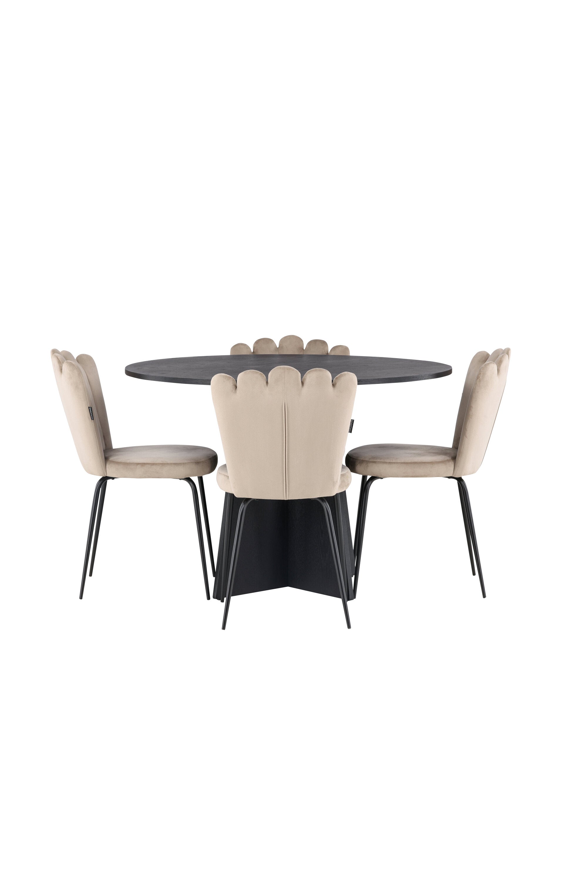 Matgrupp Bootcut med 4st matstolar Limhamn-GR Dining Set-Venture Home-peaceofhome.se