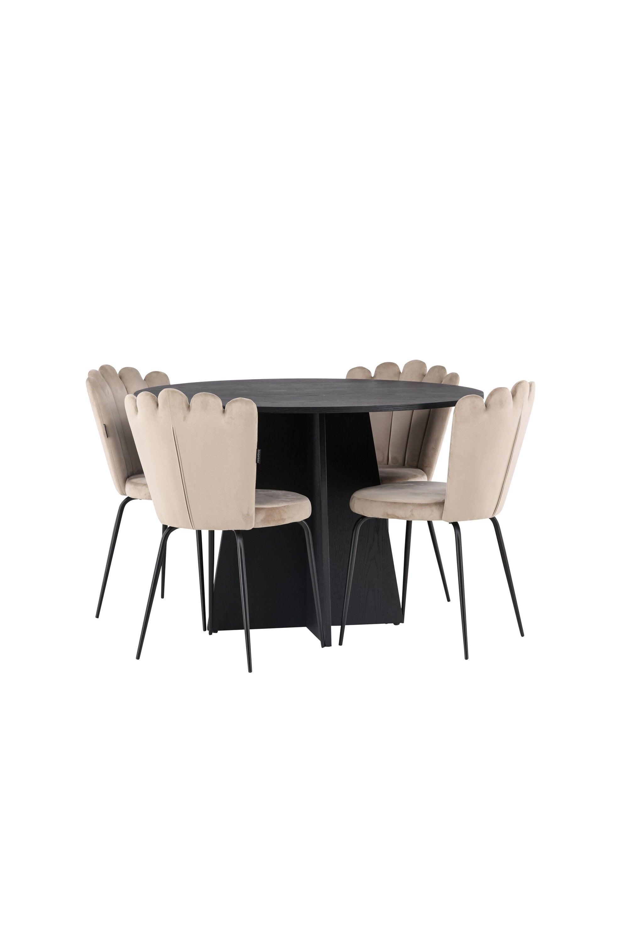 Matgrupp Bootcut med 4st matstolar Limhamn-GR Dining Set-Venture Home-peaceofhome.se