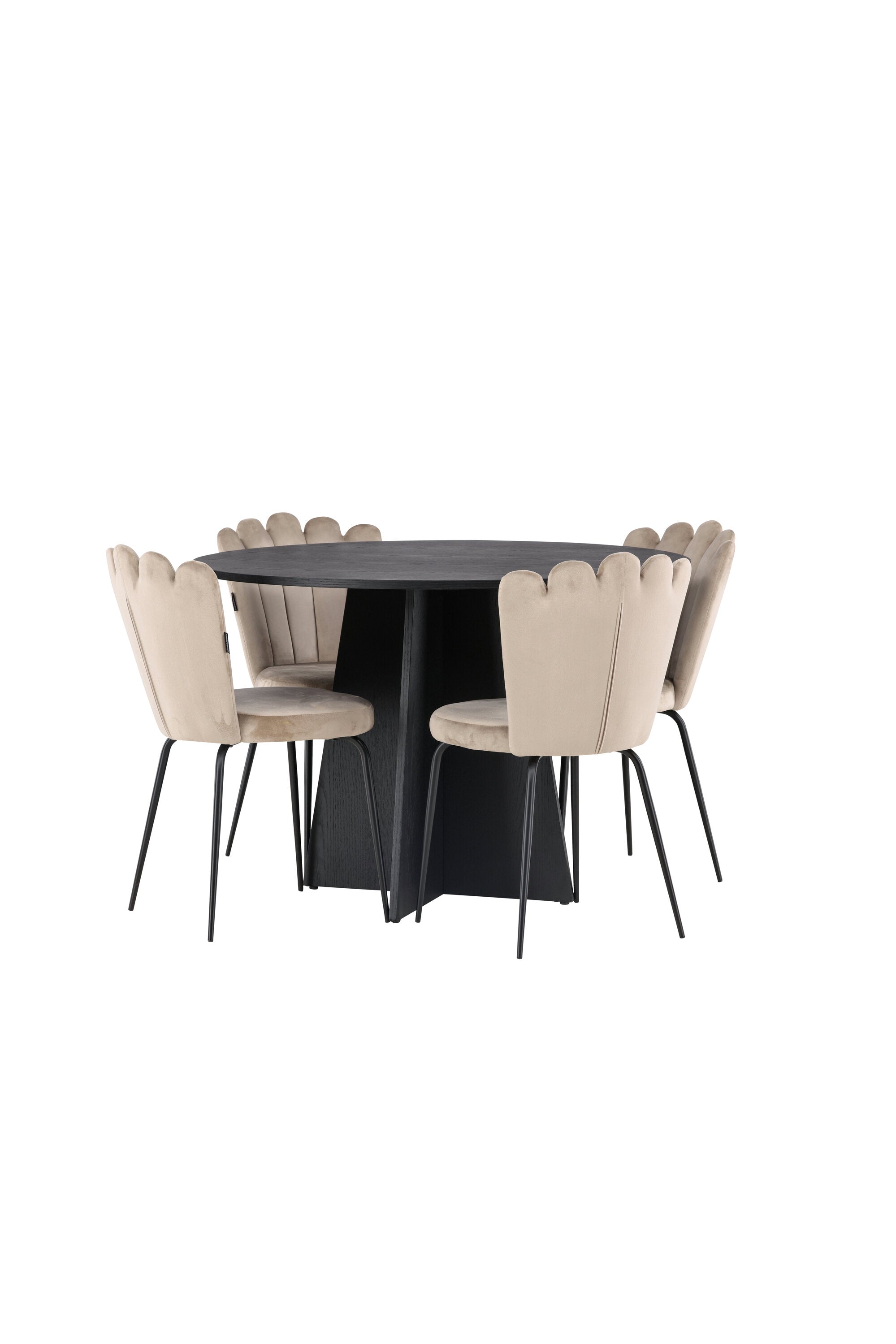 Matgrupp Bootcut med 4st matstolar Limhamn-GR Dining Set-Venture Home-peaceofhome.se