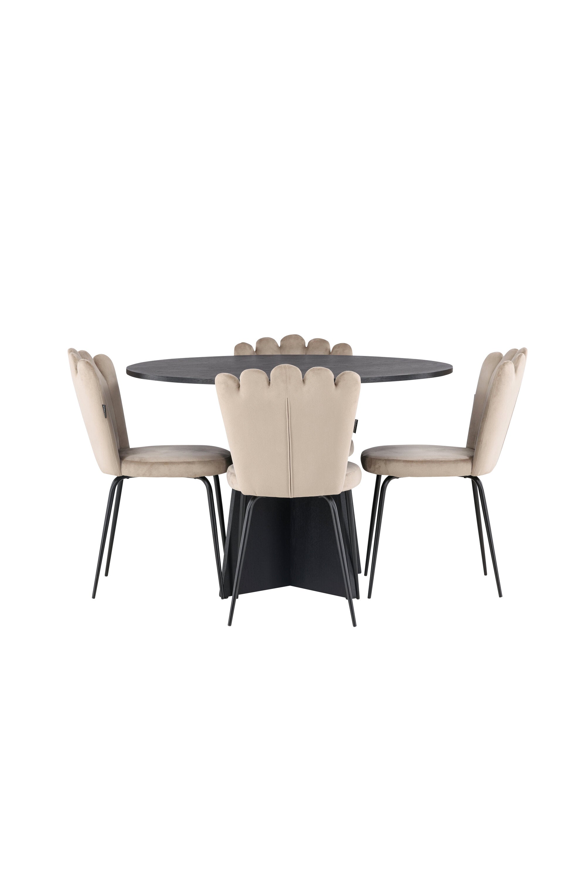 Matgrupp Bootcut med 4st matstolar Limhamn-GR Dining Set-Venture Home-peaceofhome.se