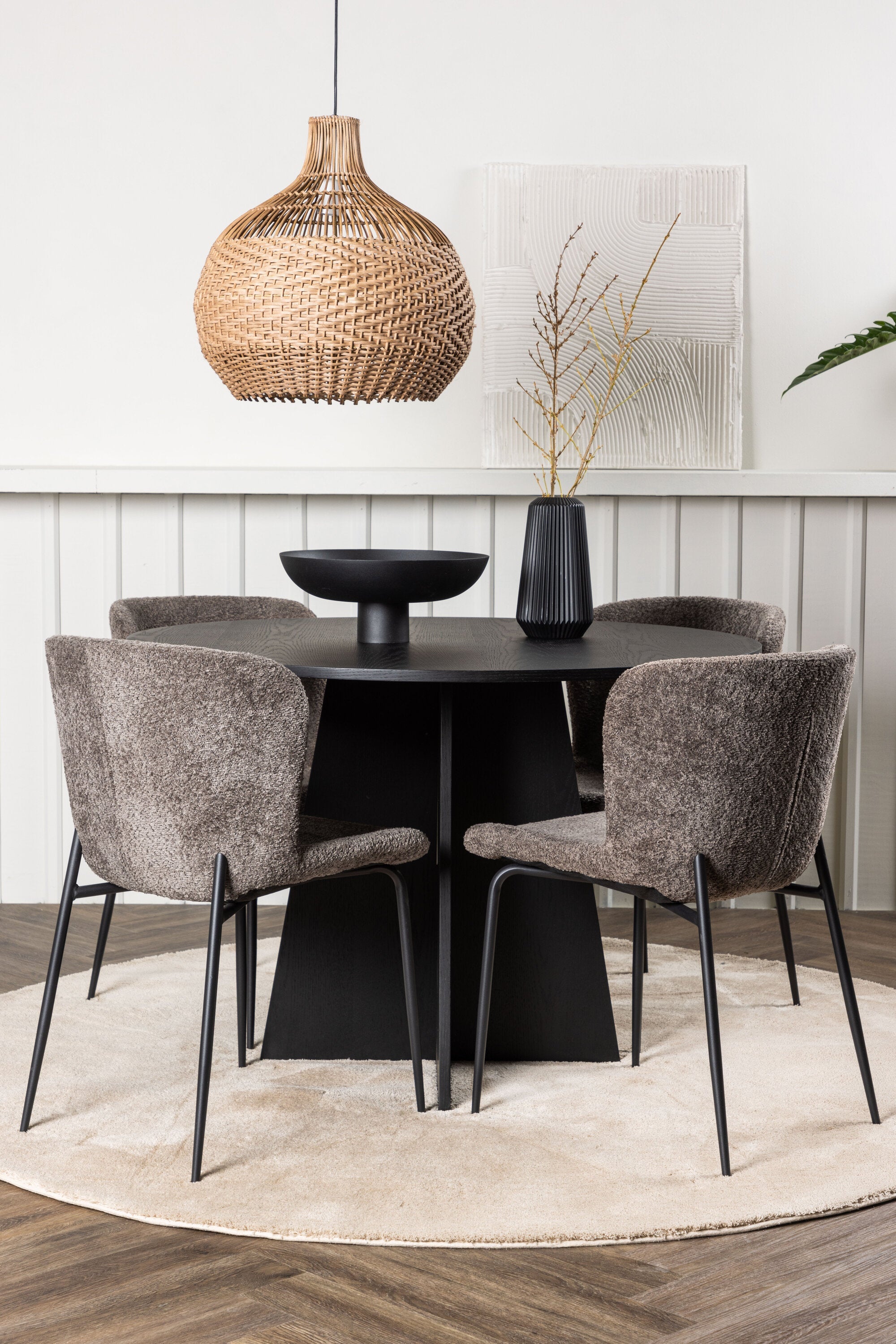 Matgrupp Bootcut med 4st matstolar Modesto-GR Dining Set-Venture Home-peaceofhome.se