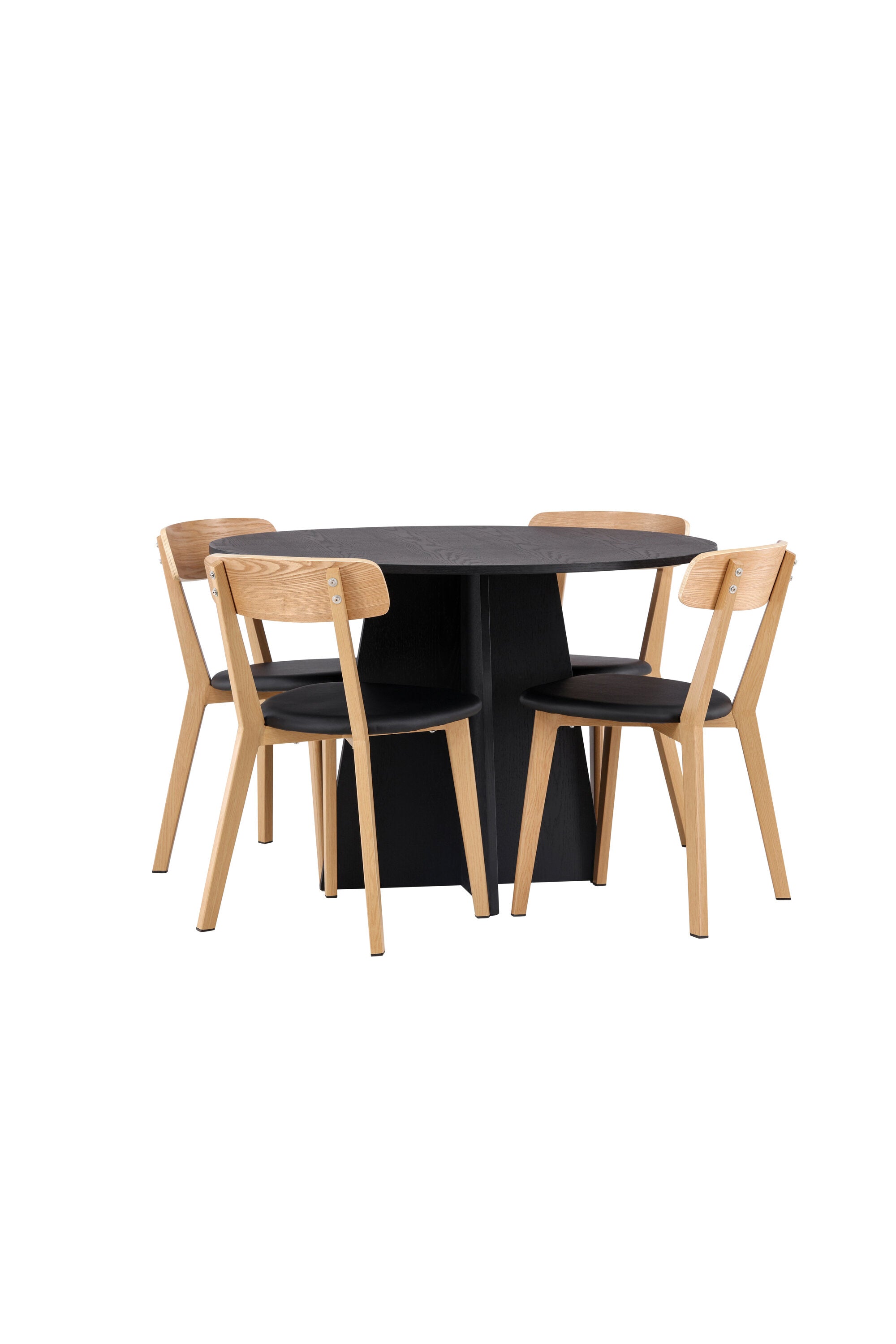 Matgrupp Bootcut med 4st matstolar Sanjos-GR Dining Set-Venture Home-peaceofhome.se