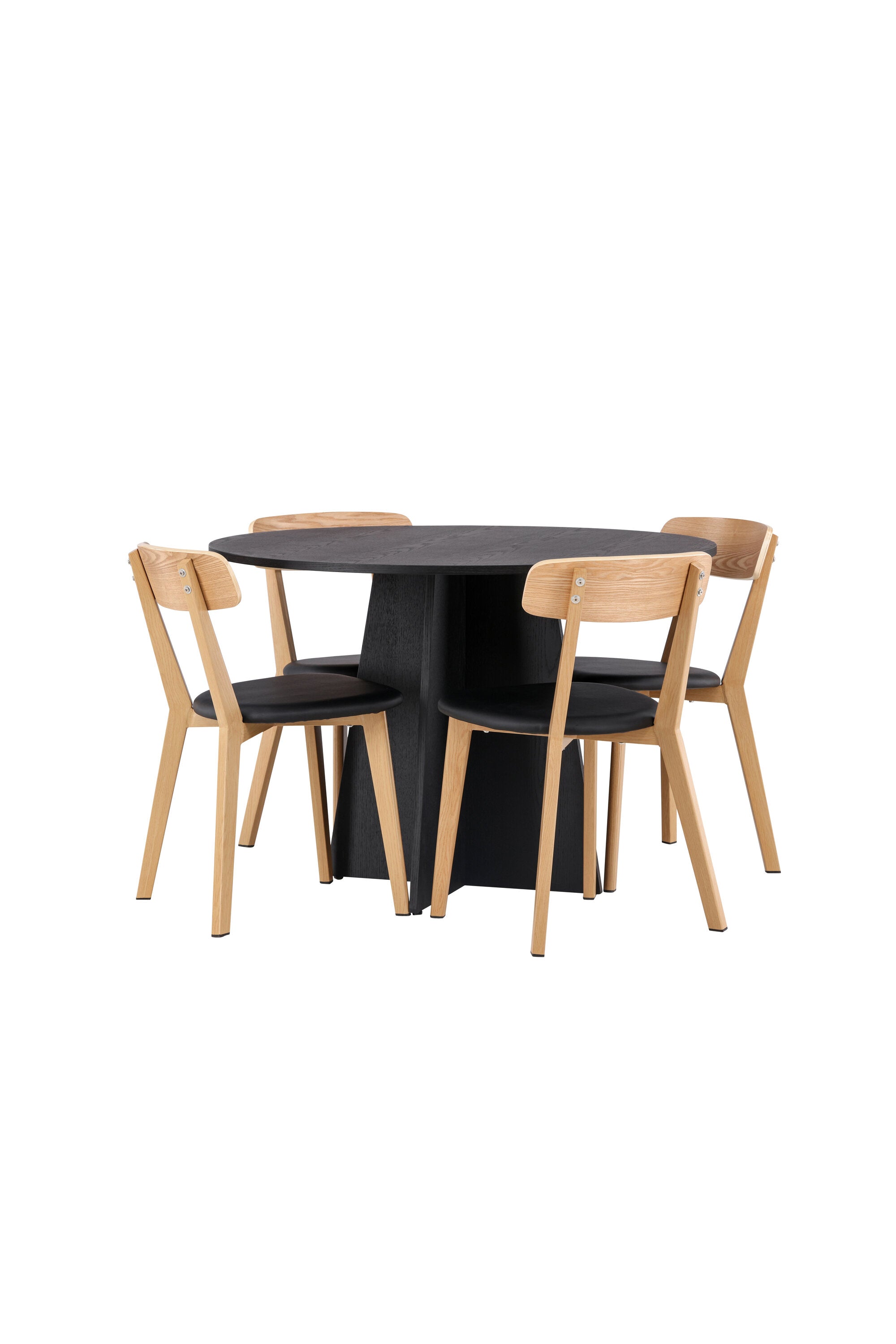 Matgrupp Bootcut med 4st matstolar Sanjos-GR Dining Set-Venture Home-peaceofhome.se