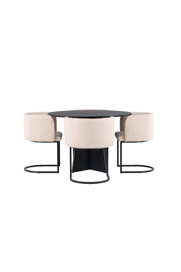 Matgrupp Bootcut med 4st matstolar Simrishman-GR Dining Set-Venture Home-peaceofhome.se