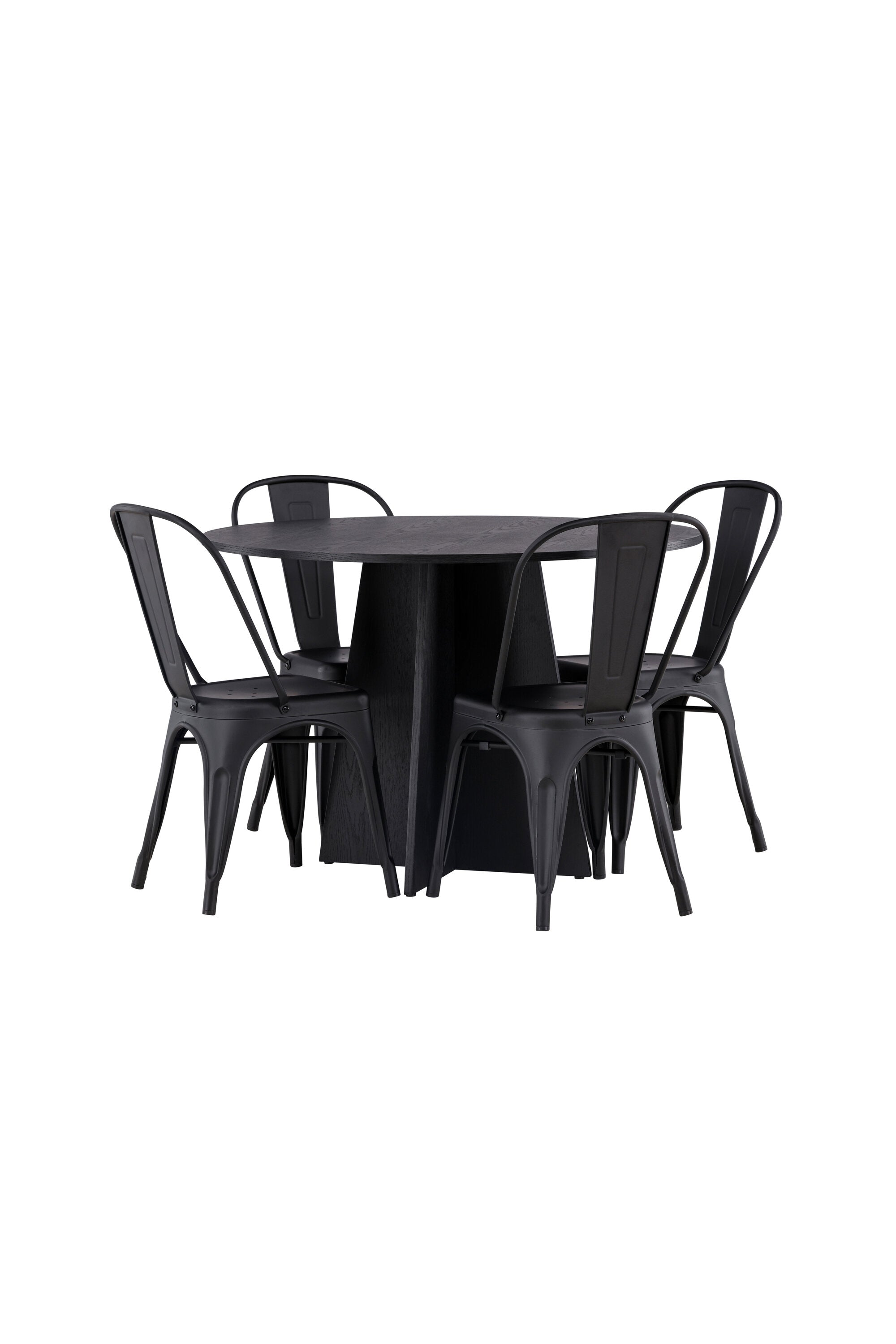 Matgrupp Bootcut med 4st matstolar Tempe-GR Dining Set-Venture Home-peaceofhome.se